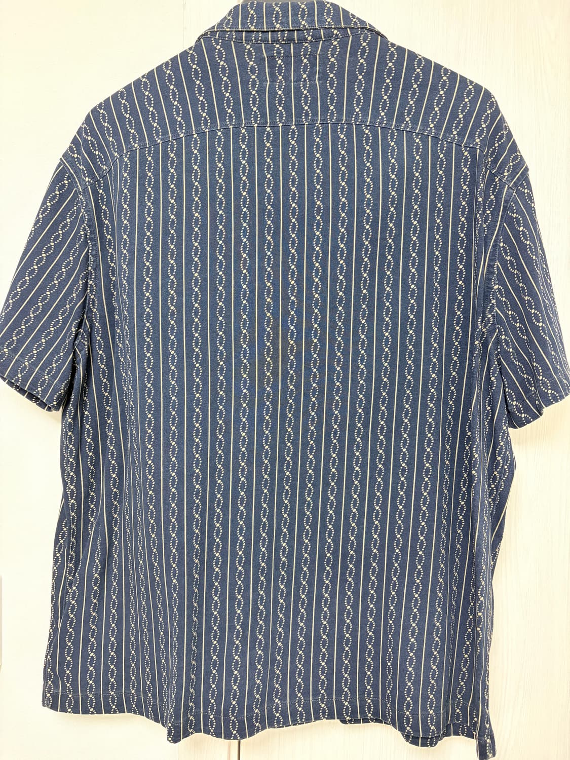 RRL 인디고 프린트 저지 캠프 셔츠 L 상품이미지5