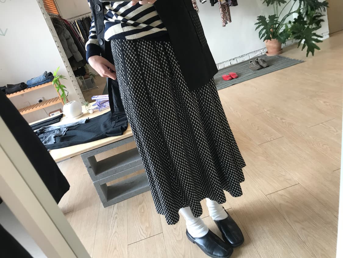 Vintage dot skirt 상품이미지1