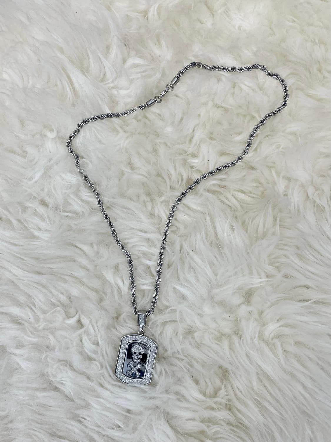 펑크 스컬 샤인 네크리스 상품이미지2