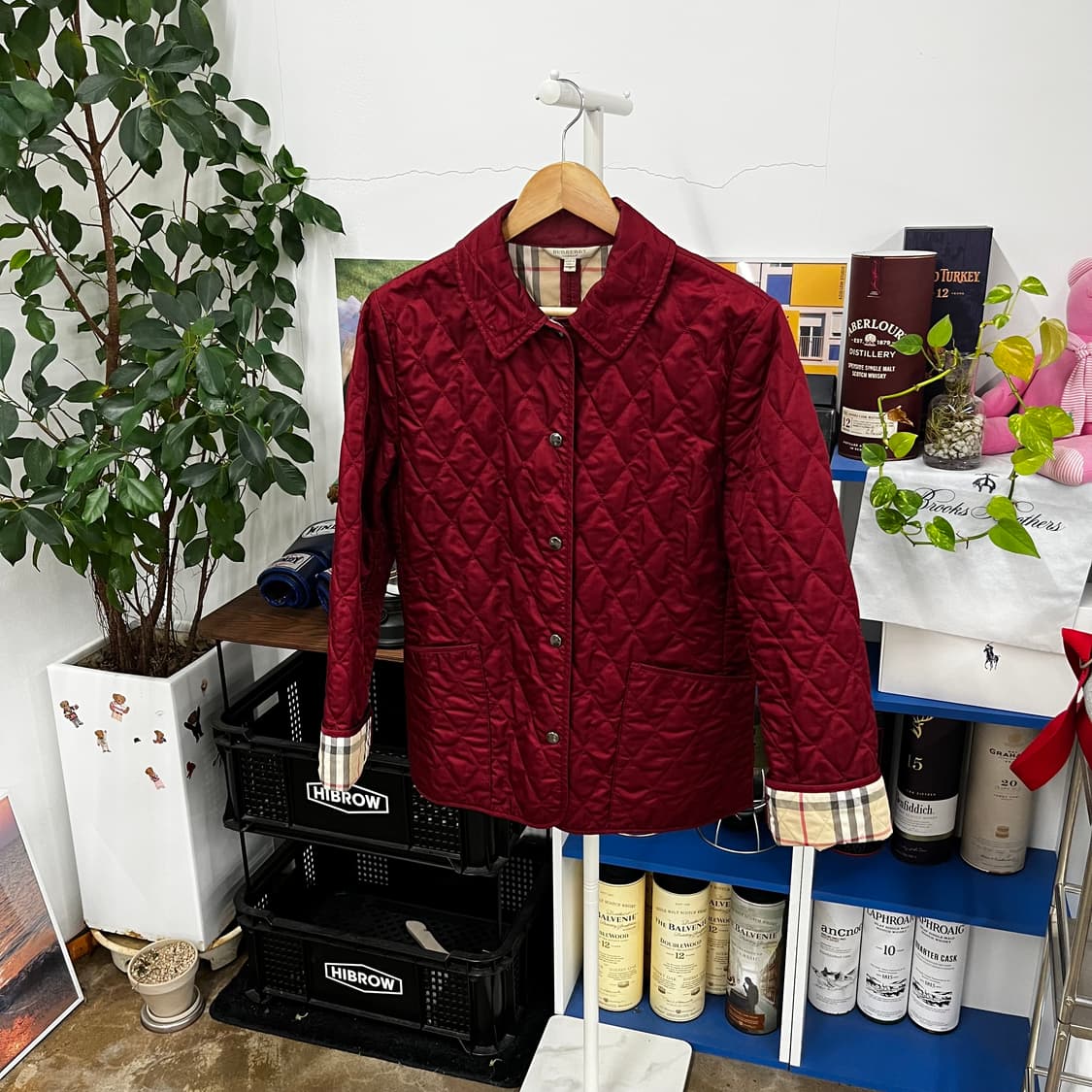 버버리 우먼 퀼팅 자켓 S 상품이미지1