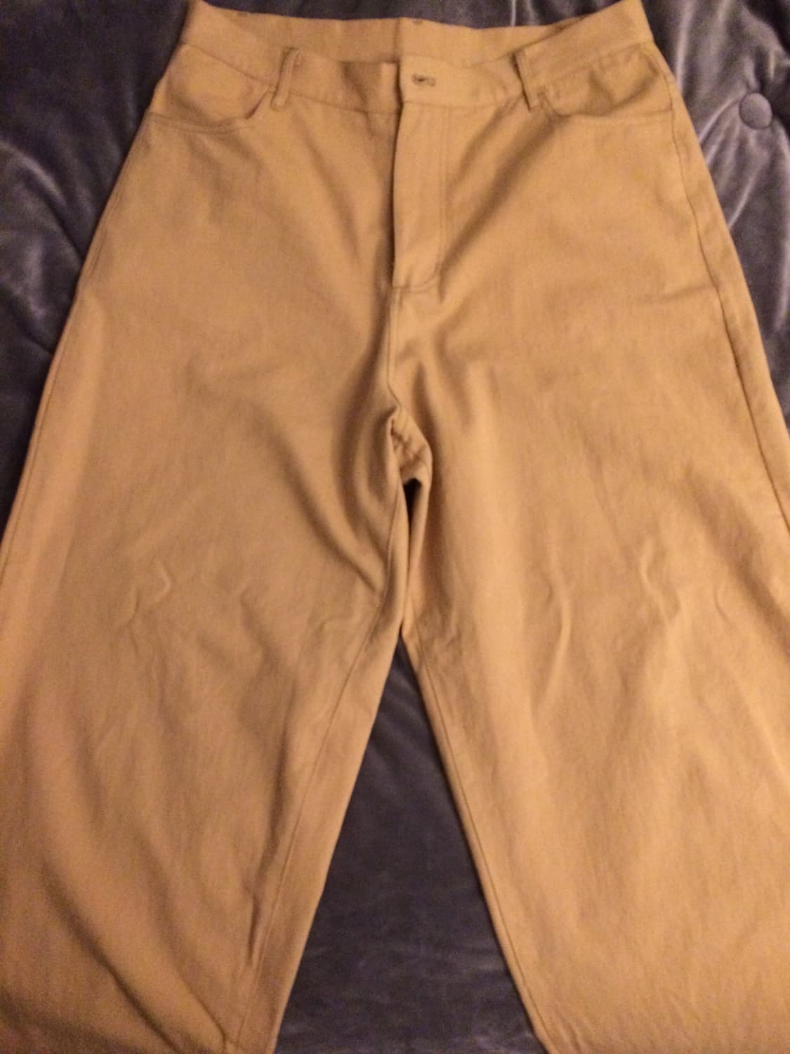 노메뉴얼 심볼 와이드 팬츠 베이지 상품이미지1