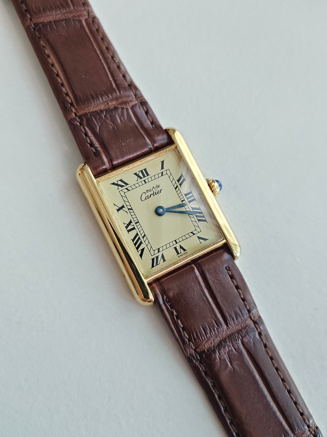 까르띠에 빈티지 탱크 머스트 라지 쿼츠 상품이미지4