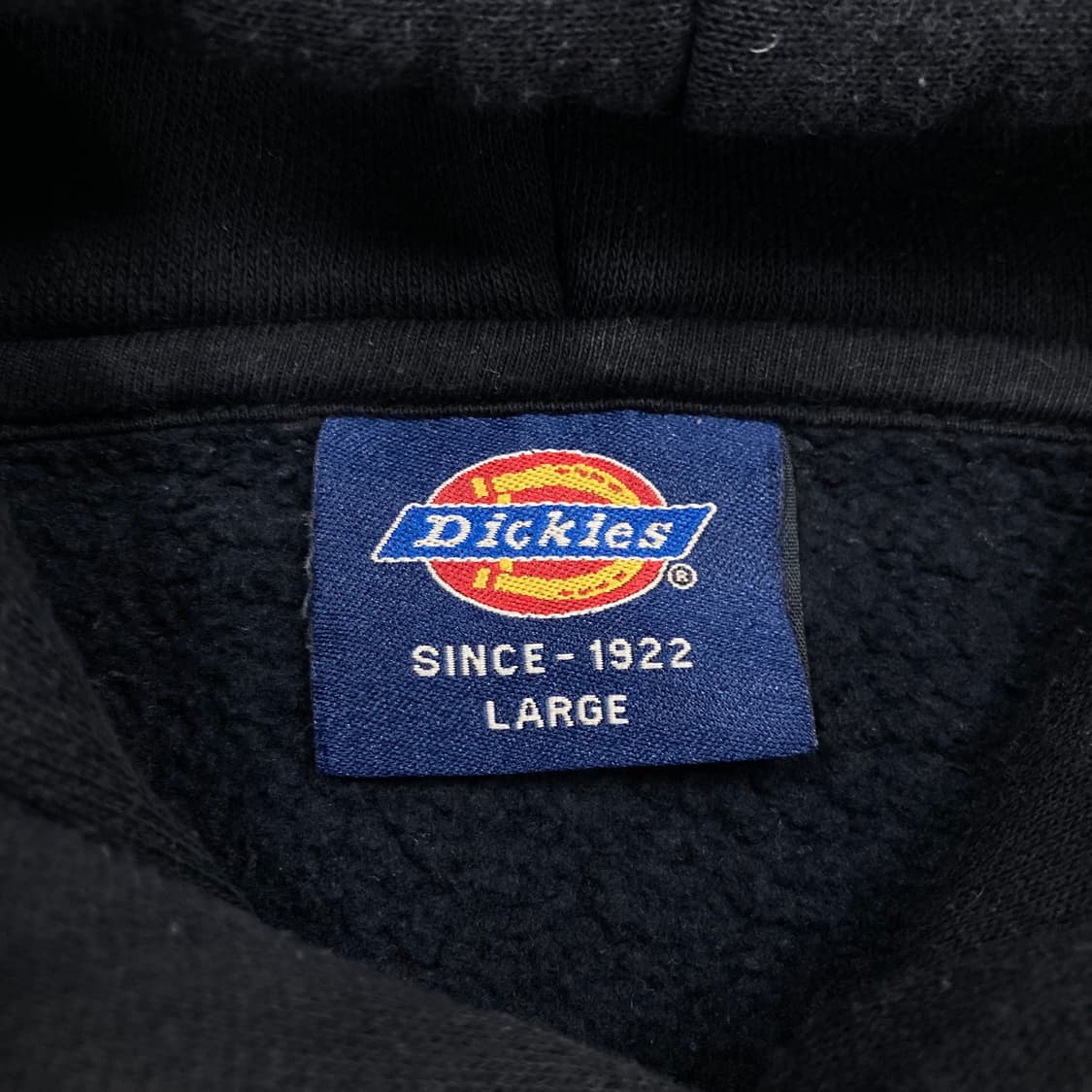 디키즈 네이비 컬러 스펠아웃 빅로고 후드티 상품이미지3