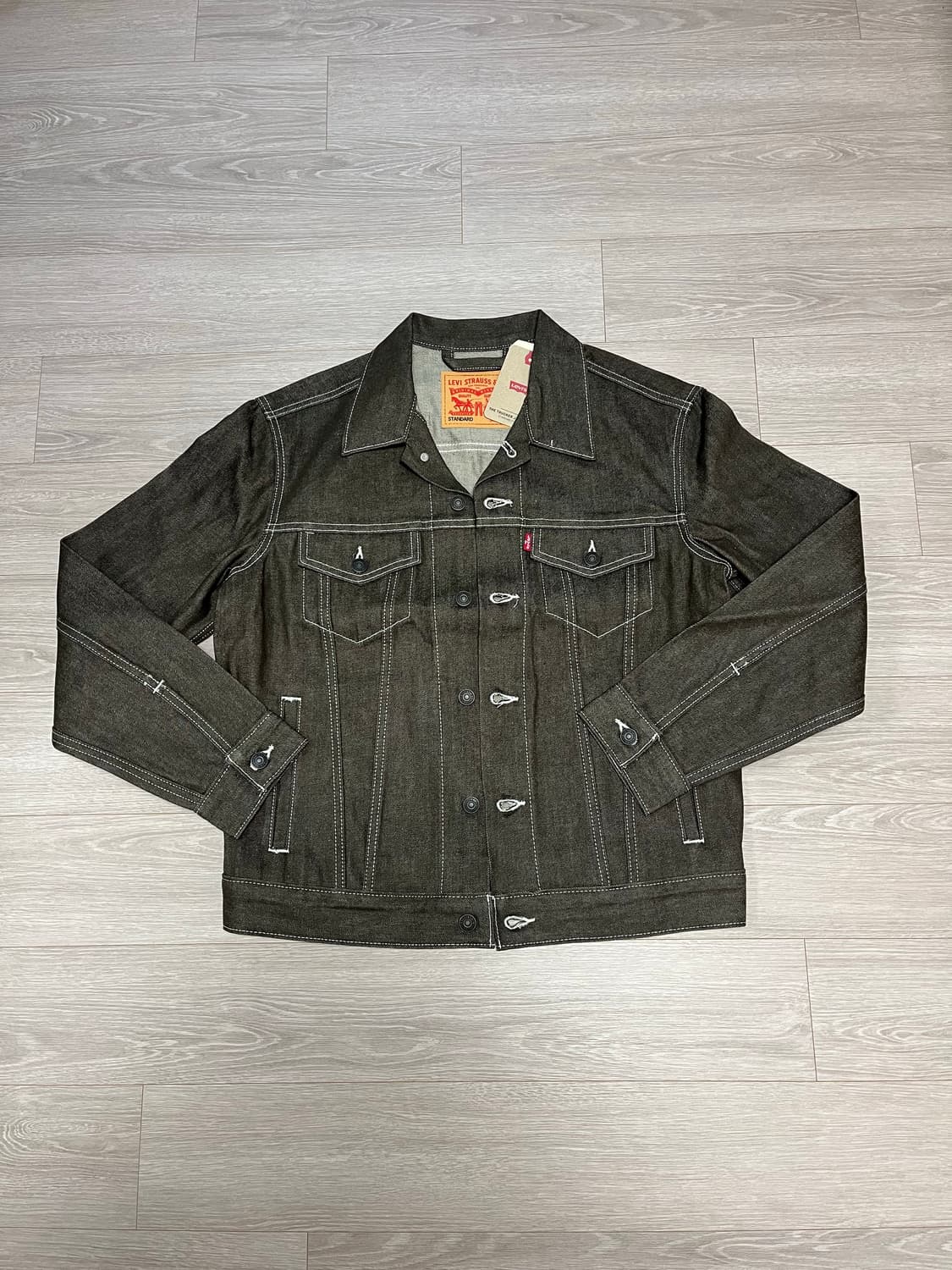 (희귀매물,새상품) 리바이스 3세대 트러커 데님 자켓 리지드 상품이미지6