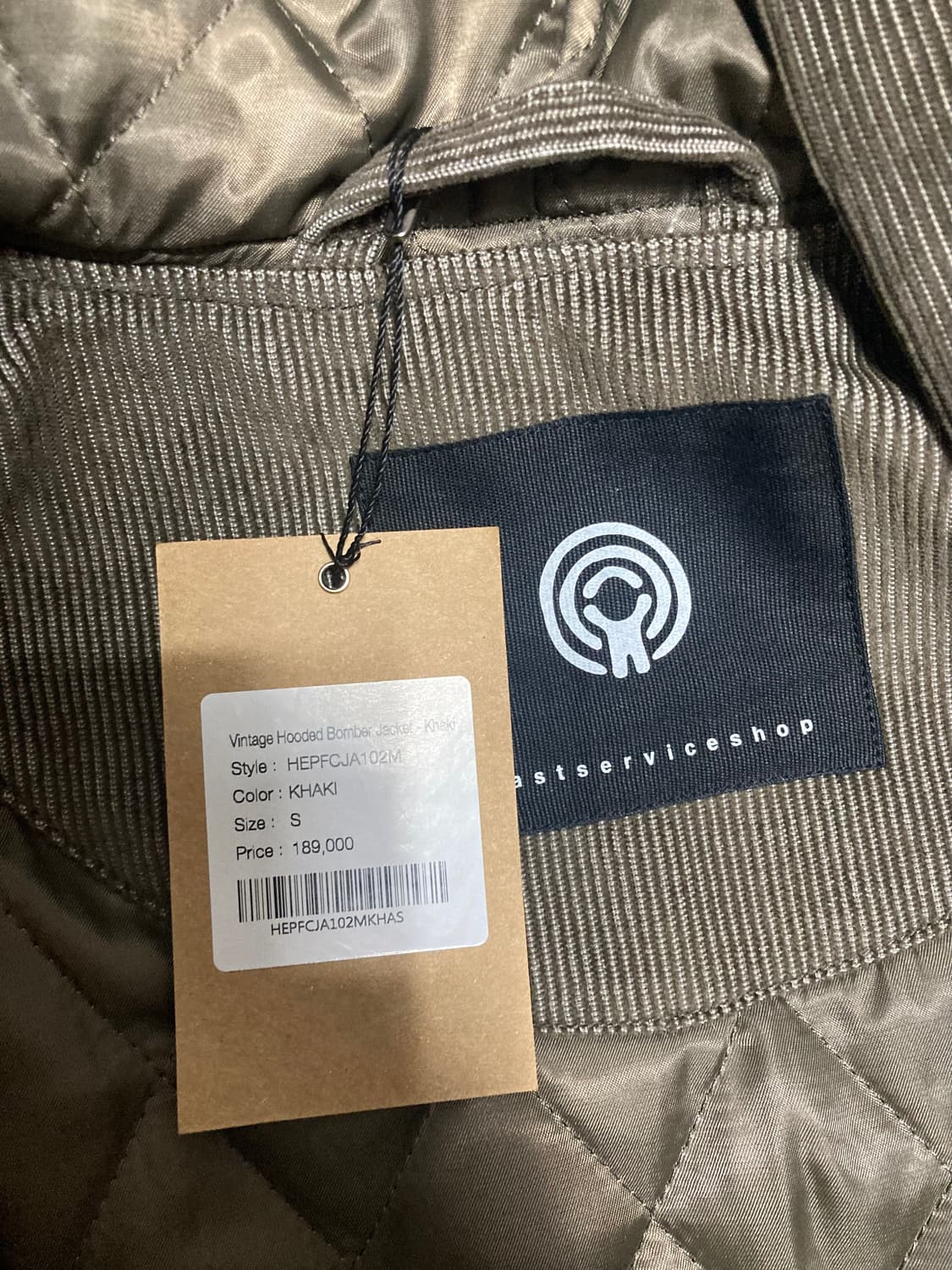 이스트 서비스샵 빈티지 후기드 집업 a 상품이미지3