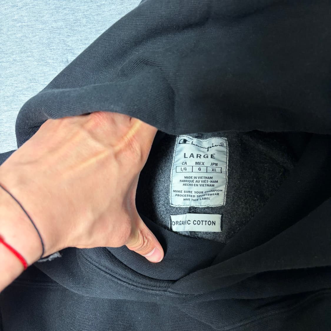 [XL] 챔피온 로고 패치 후드 상품이미지6