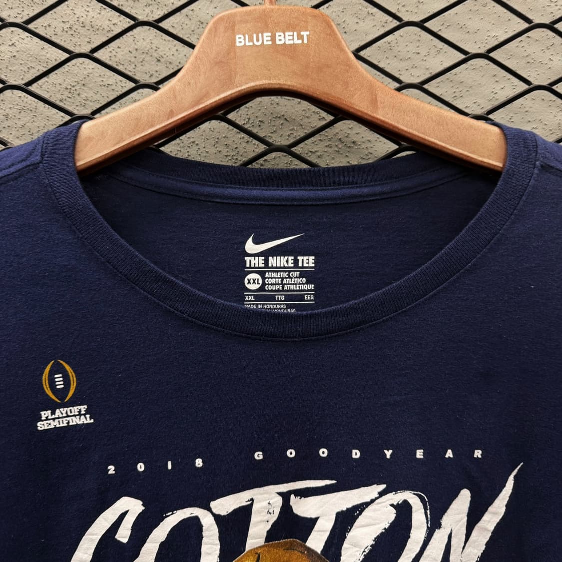 나이키 롱슬리브 칼리지 풋볼 레터링 디테일 네이비 상품이미지6