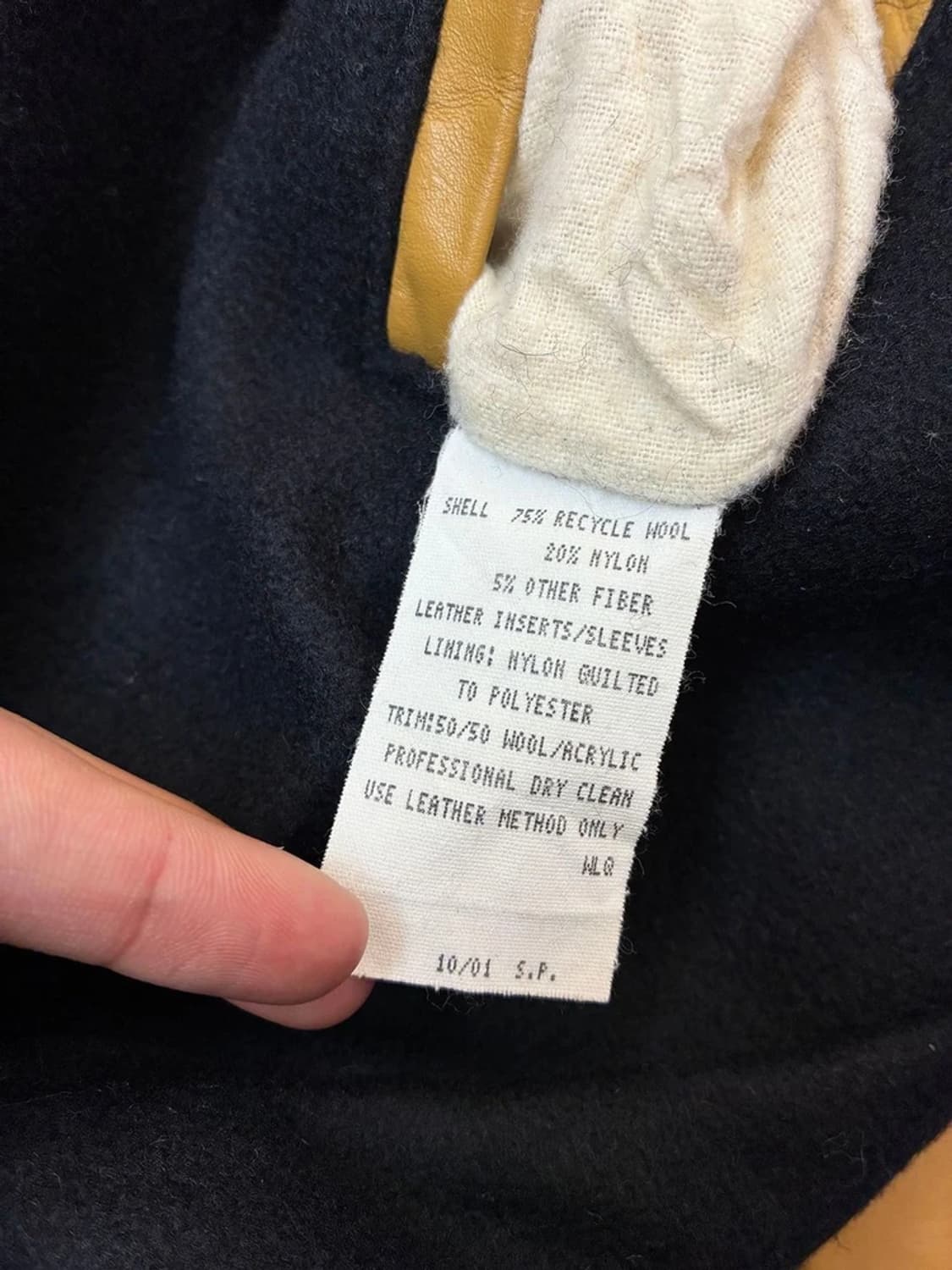 홀로웨이 90's USA 소가죽 바시티 자켓 PN6138 상품이미지10