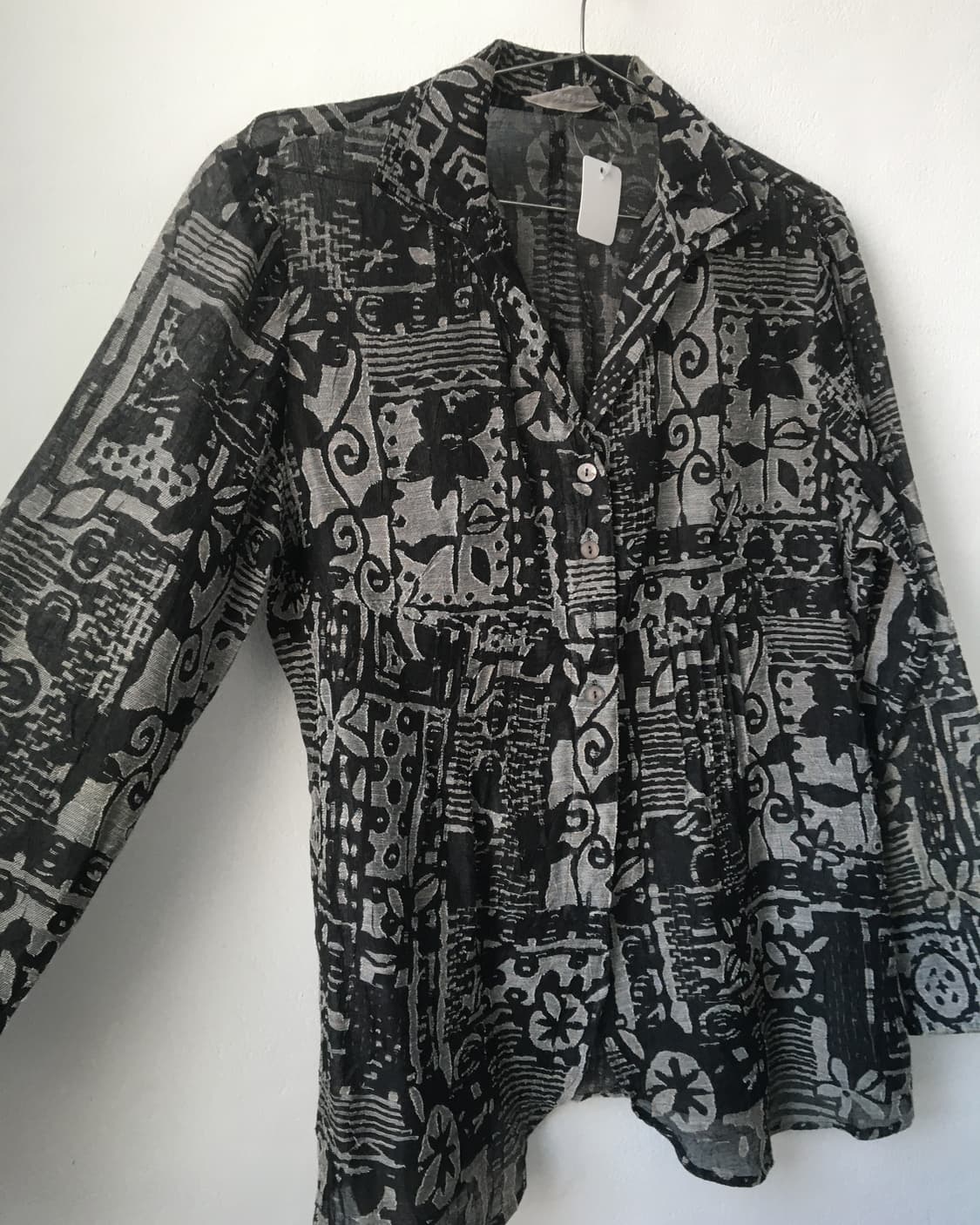 Pattern shirt jacket 상품이미지3