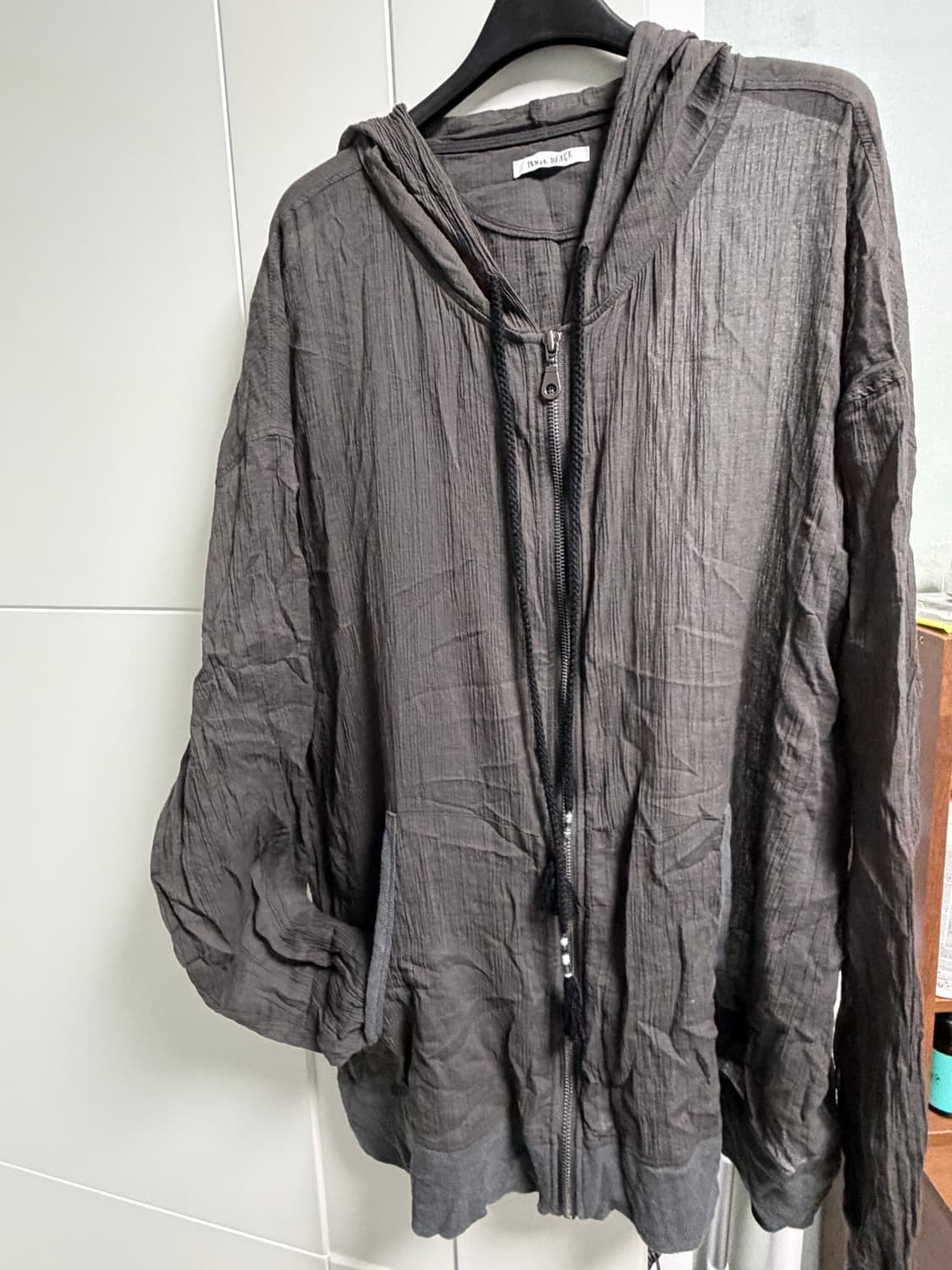 텐스댄스 차콜 후드집업 상품이미지2