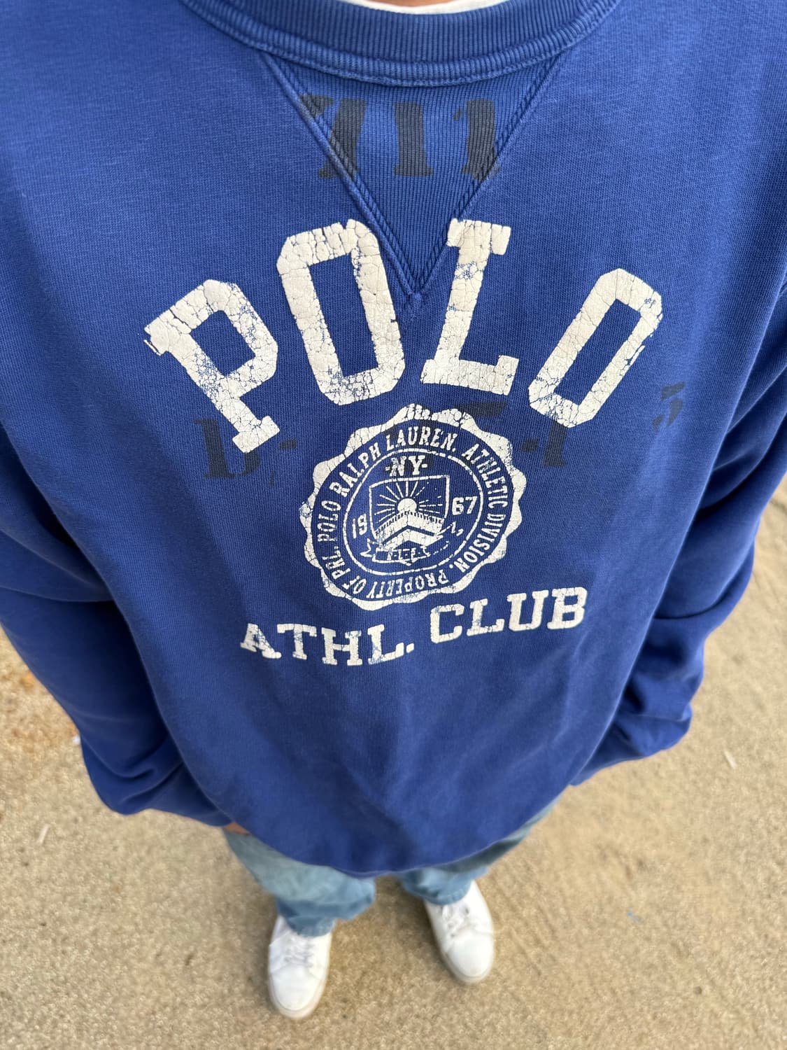 Polo Ralph Lauren 폴로 랄프로렌 빈티지 크랙 프린팅 맨투 상품이미지3