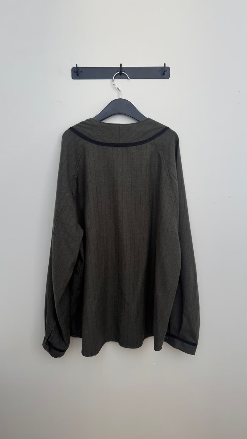 캐피탈 베이스볼 울 스트라이프 셔츠 상품이미지2