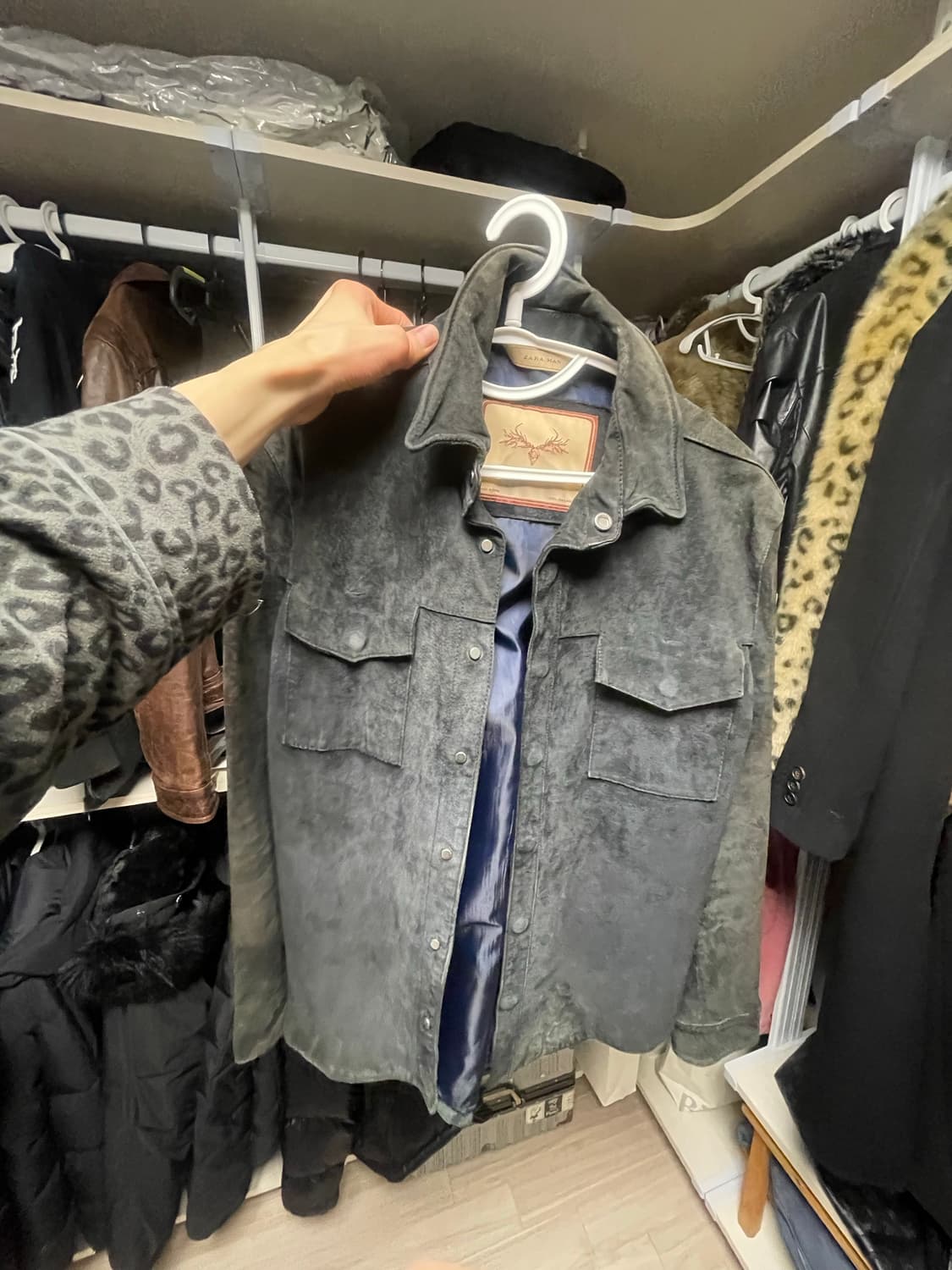 자라 빈티지 워싱자켓 상품이미지1