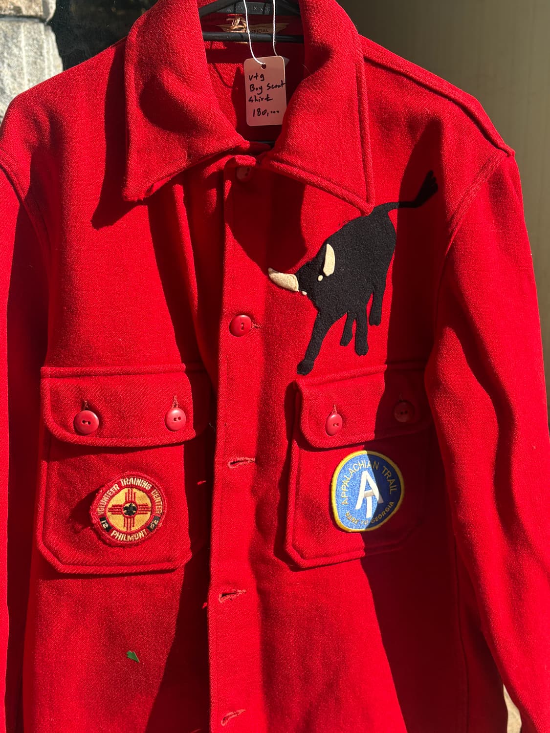 80s US 보이스카우트 울 셔츠 상품이미지2