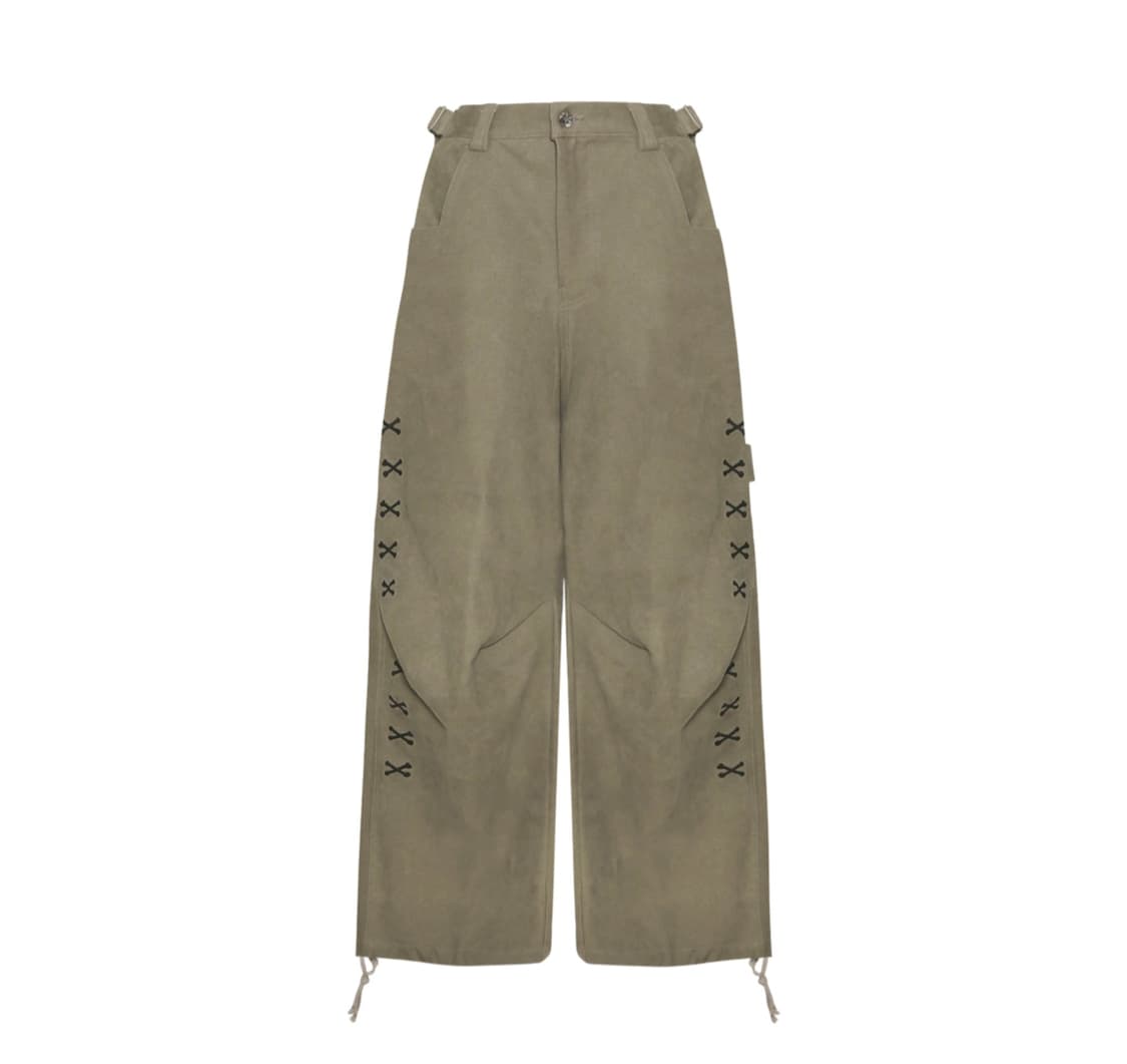 [2]  카미엔 X 아오이로 247 워크 팬츠 상품이미지1