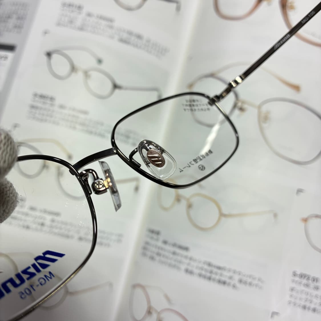 MIZUNO 미즈노 티타늄 실버 일본 안경 상품이미지8