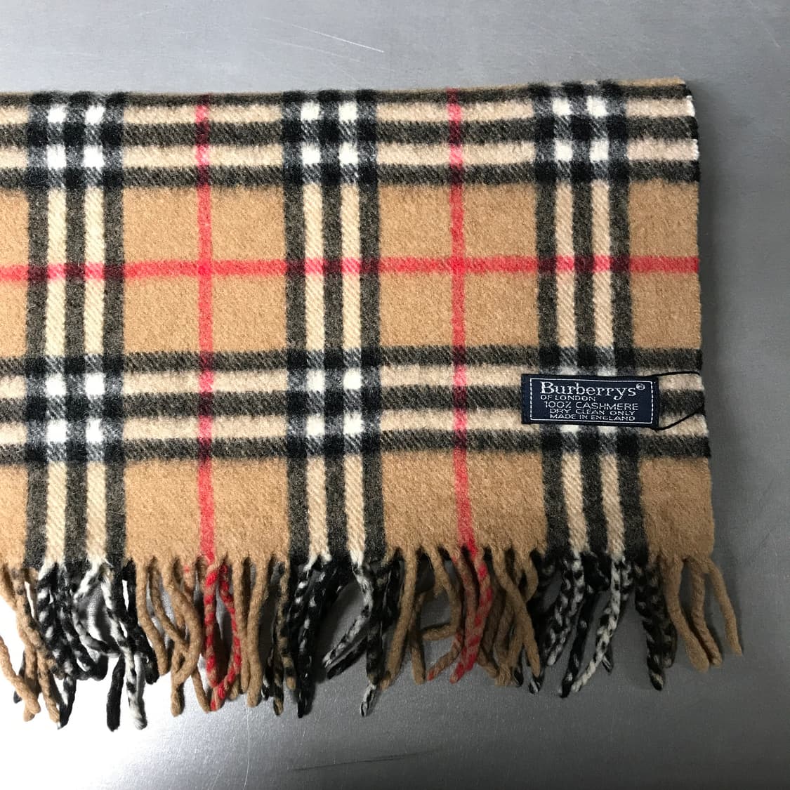 버버리 정품 캐시미어 머플러 베이지 상품이미지3