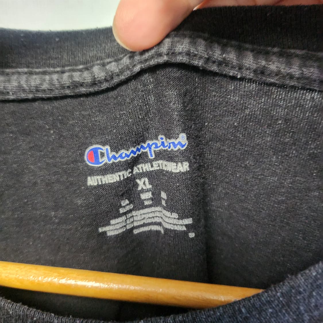 [XL] 챔피온 검정 반팔티셔츠 상품이미지3