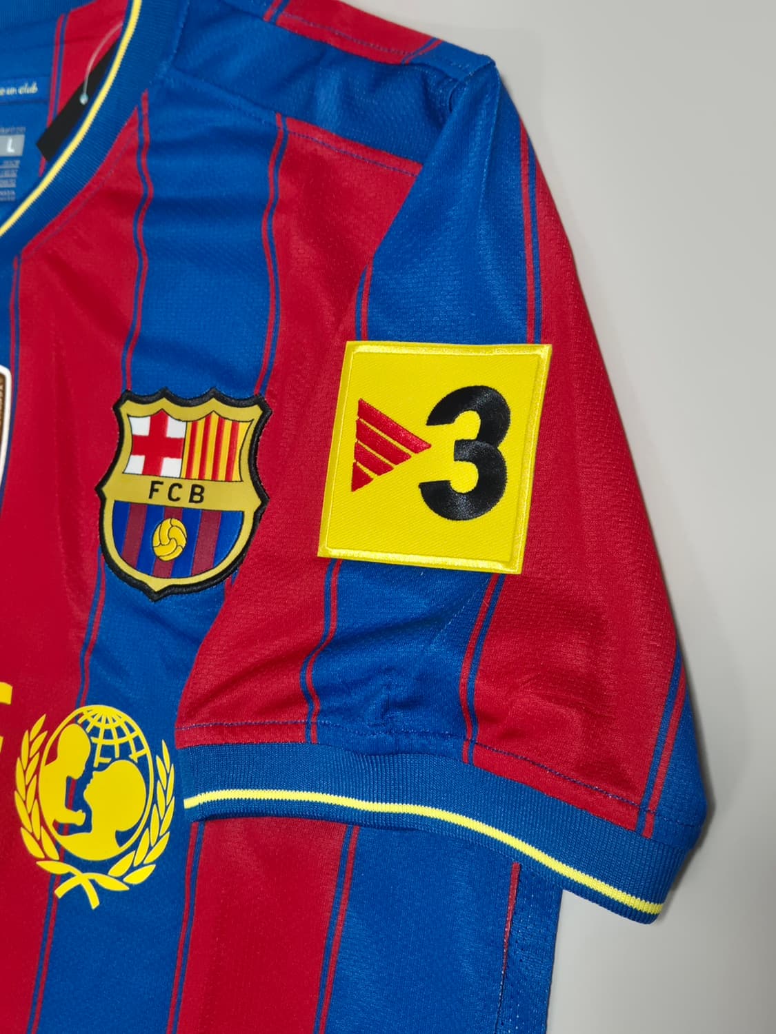 09-10 바르셀로나 홈 즐라탄 이브라히모비치 유니폼 L사이즈 레플리카 상품이미지6