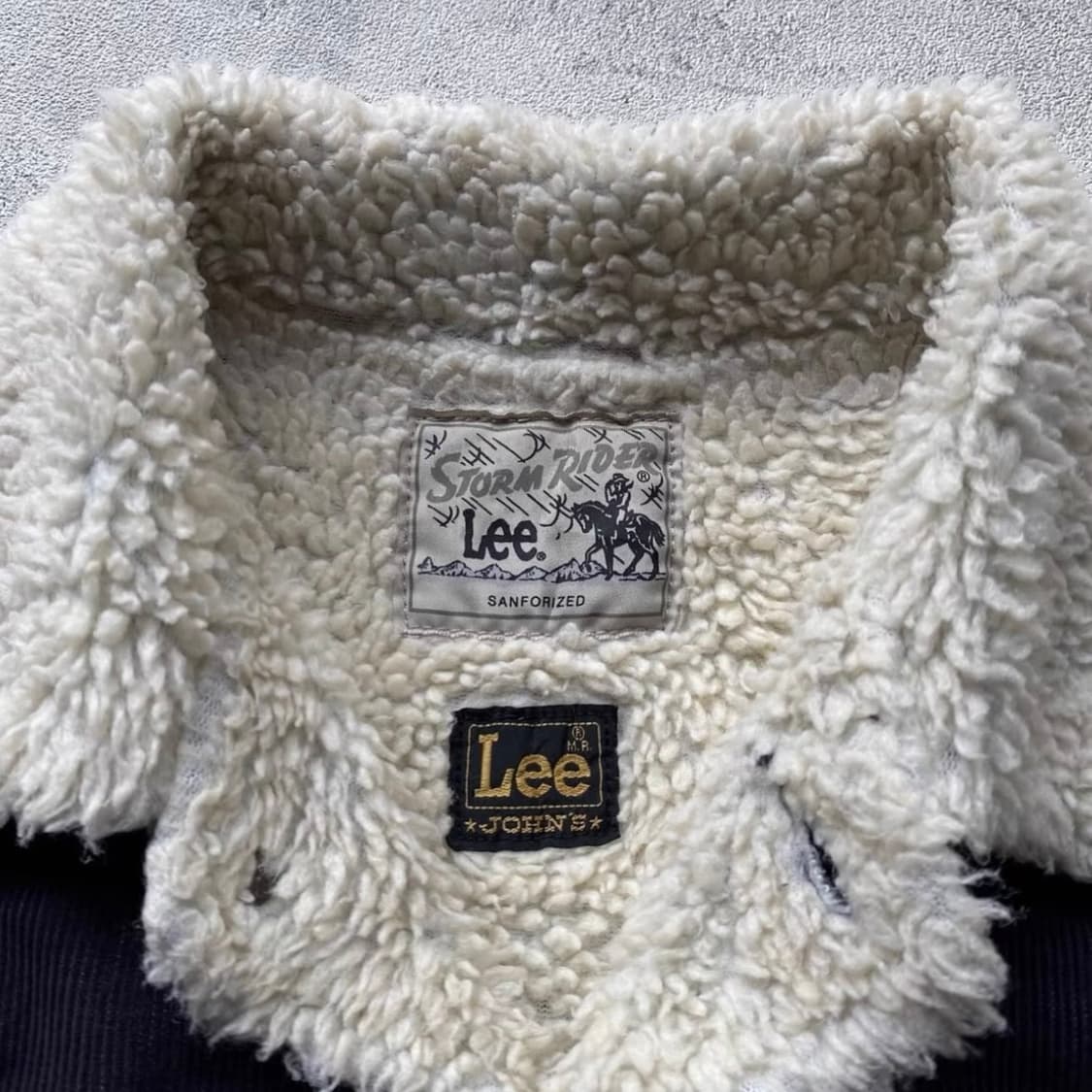 90s Lee 스톰 라이더 산포라이즈드 다크 퍼플 코듀로이 트러커 자켓 상품이미지2