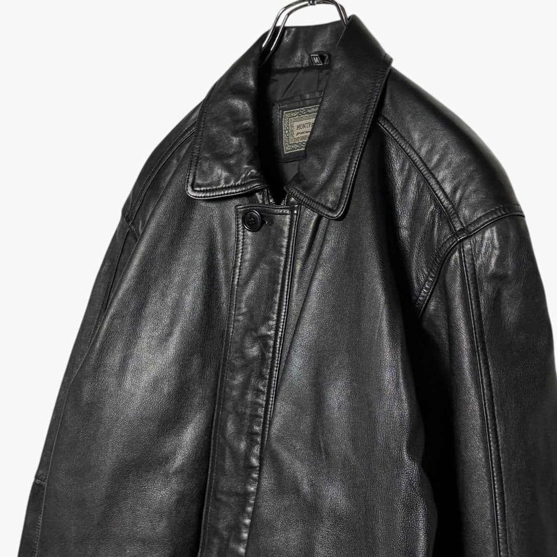 빈티지 레더 코트 상품이미지3