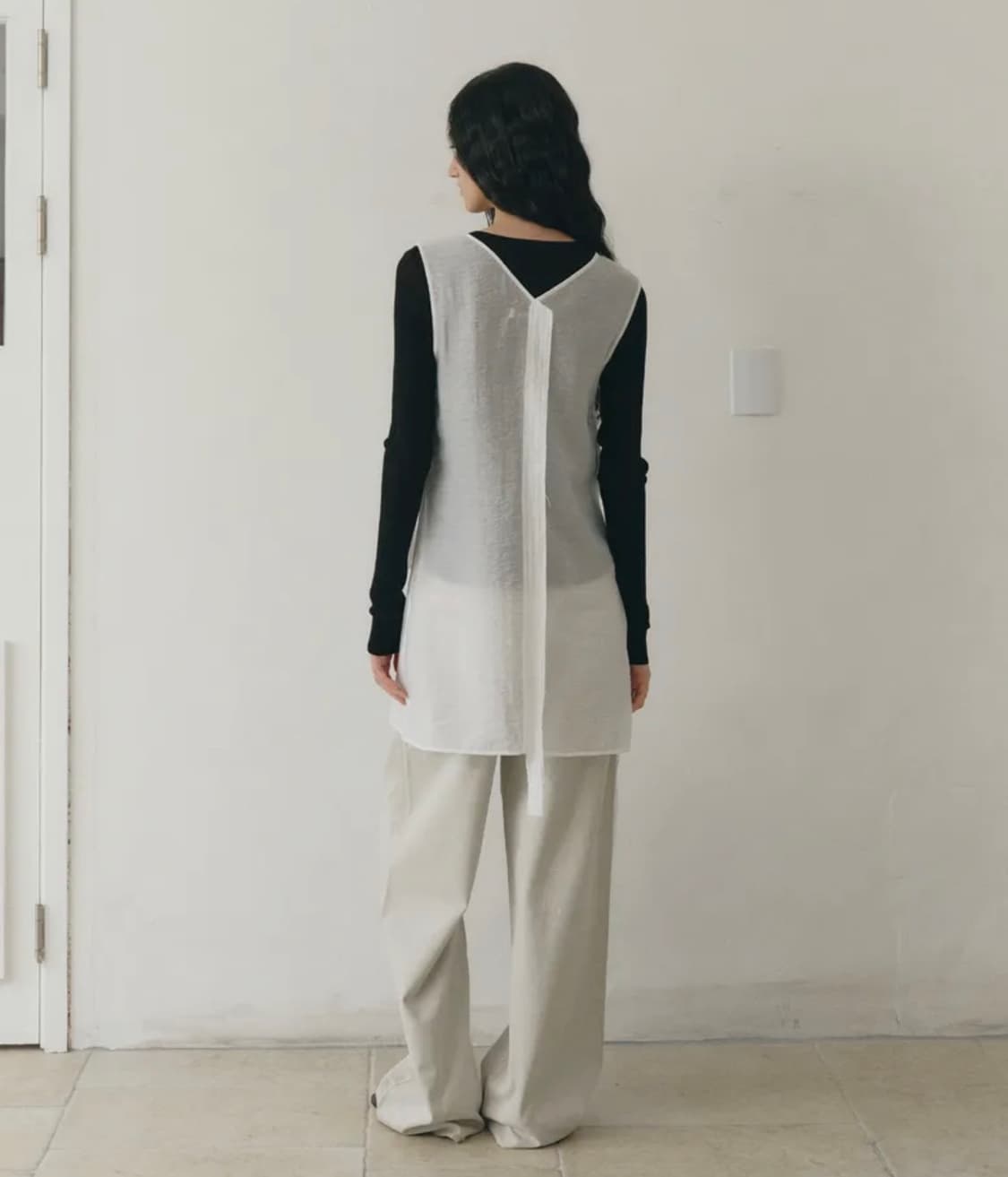 로우타이드 SHEER LAYERED DRESS 상품이미지3