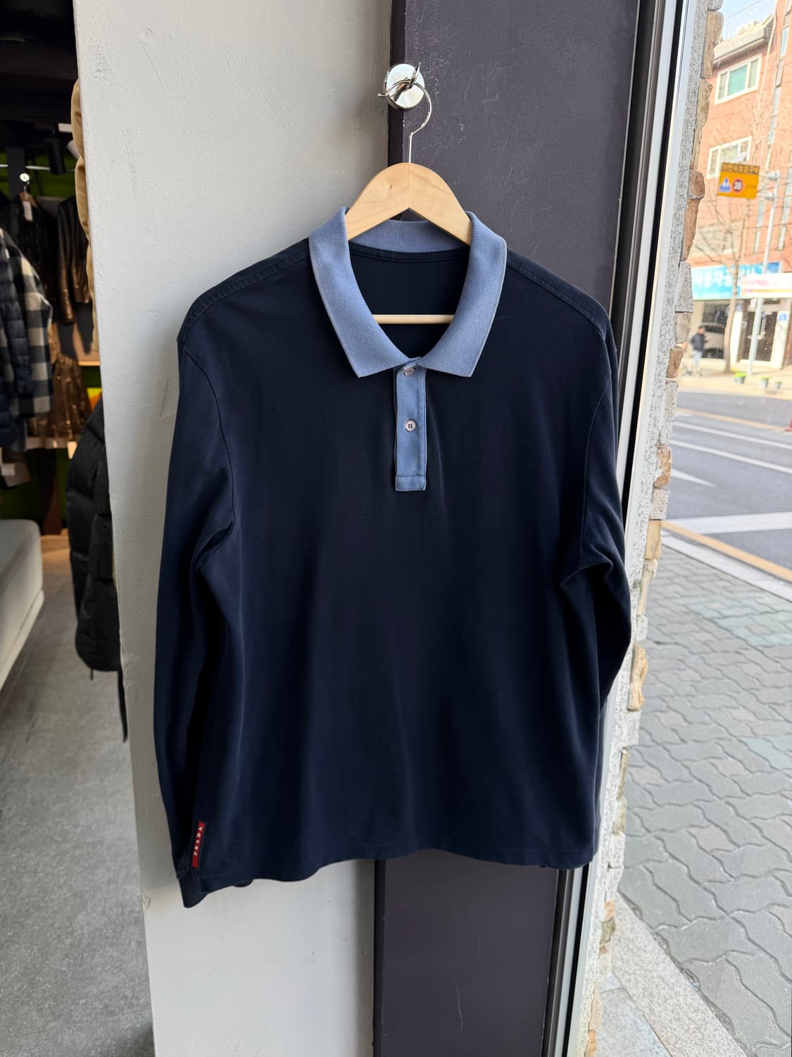 105~110/ 프라다 밀라노 레드탭 PK롱슬리브 긴팔 상품이미지2