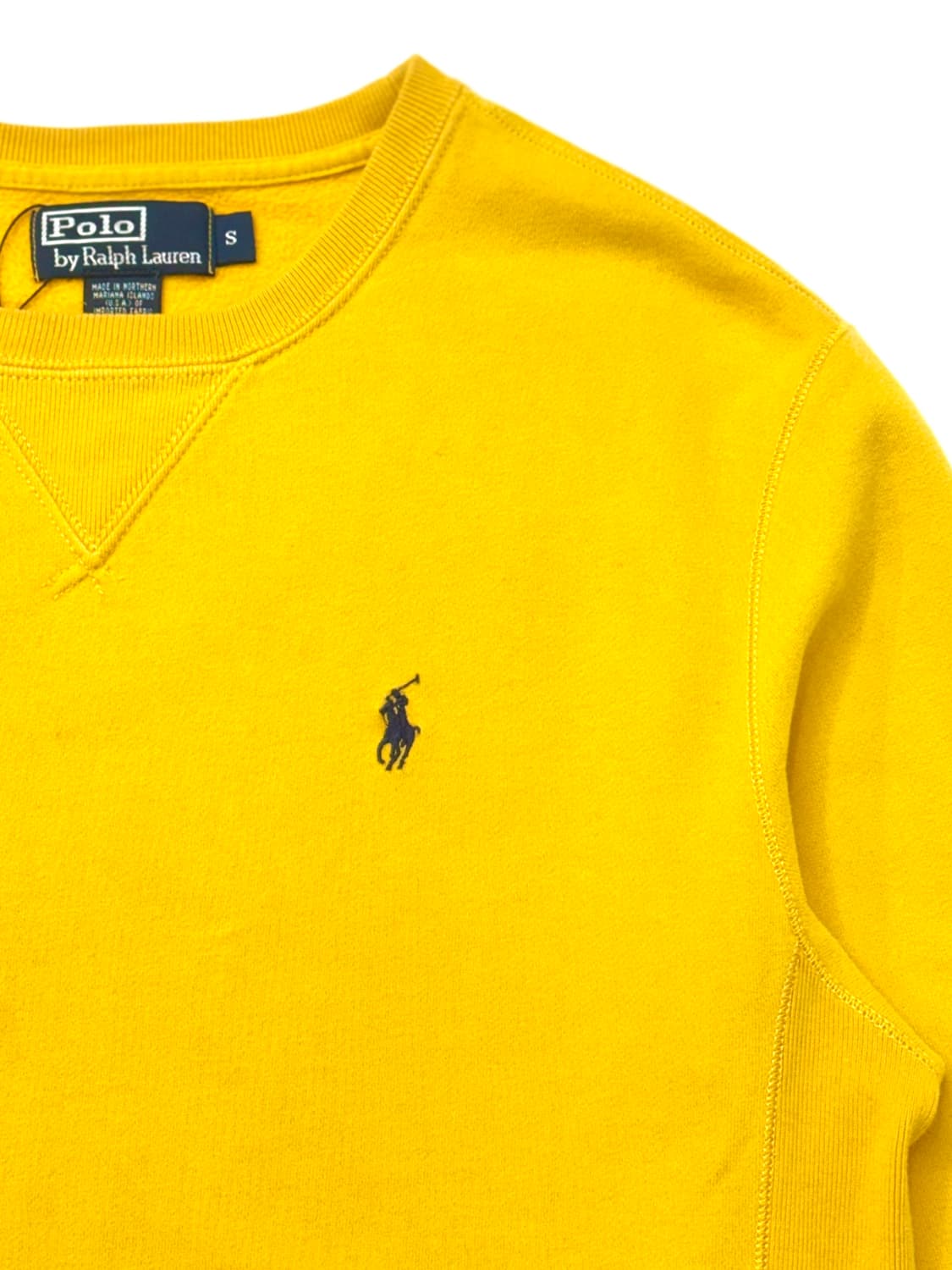 Polo 폴로 랄프로렌 옐로우 컬러 포니 로고 맨투맨 상품이미지5