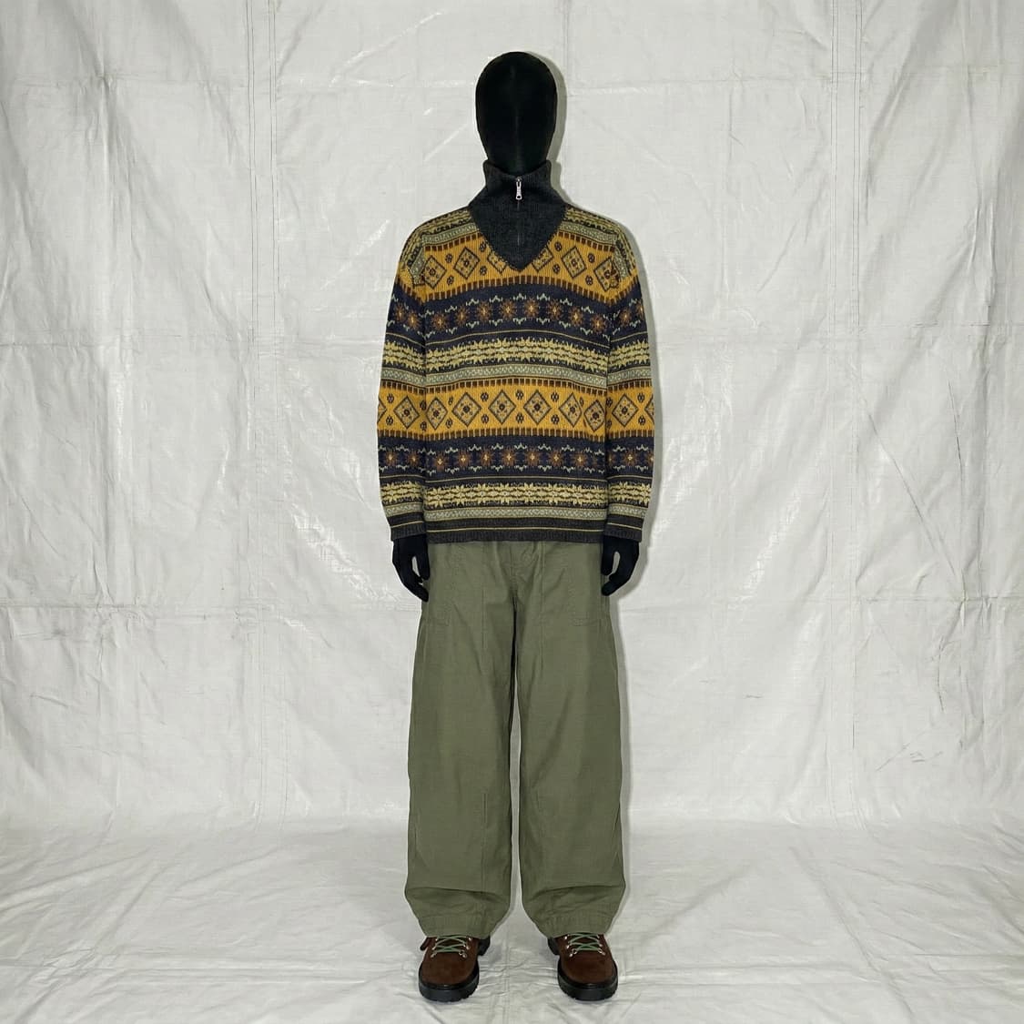 gout half zip up sweater 상품이미지1