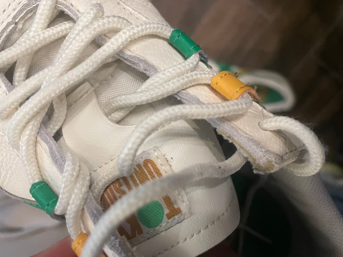 오니츠카타이거 스니커즈 흰색/그린255 상품이미지3