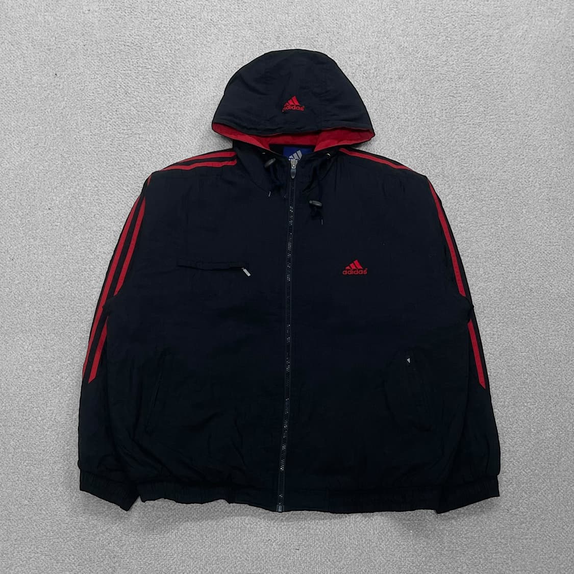 아디다스 올드스쿨 3s 사이드라인 후드 점퍼 상품이미지1