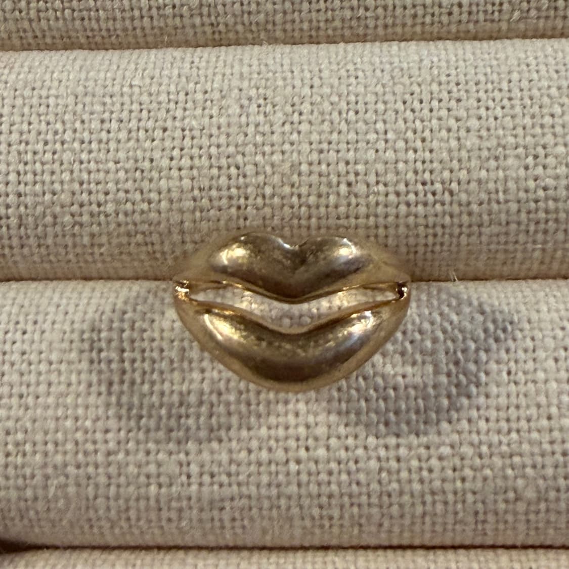 새상품 여성 신주 은도금 입술 반지 상품이미지1