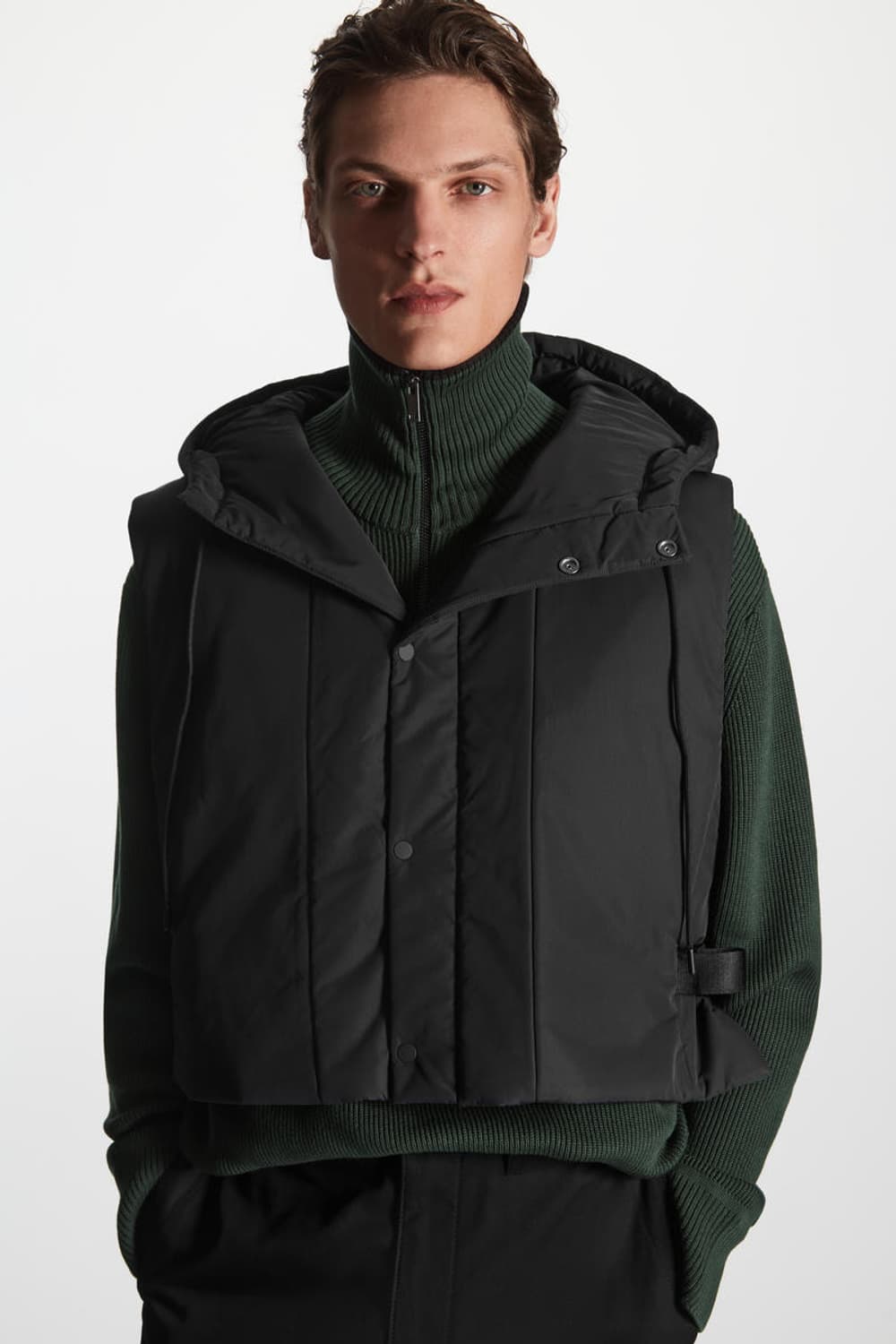 코스 후디드 패디드 질레 상품이미지1