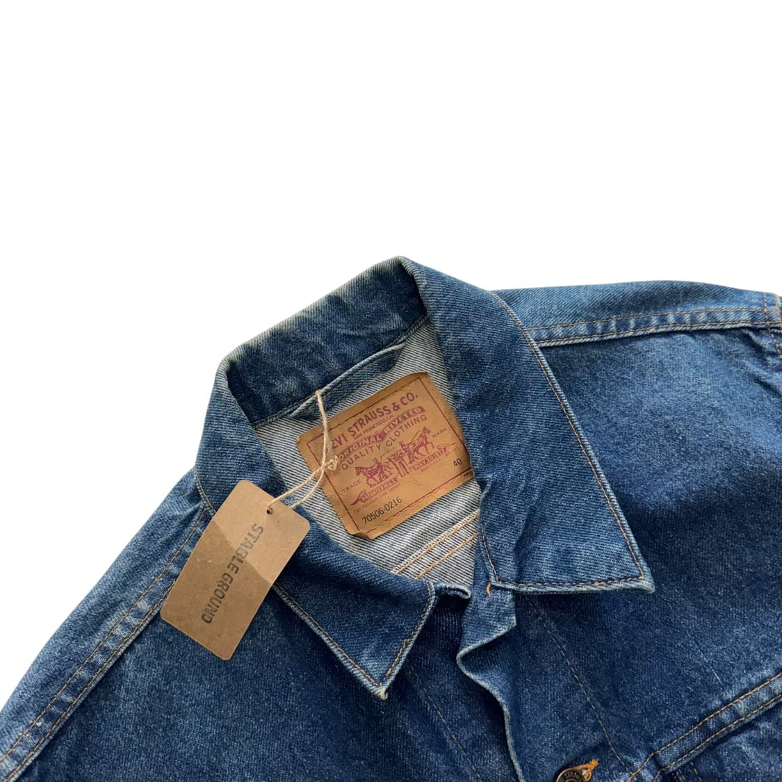 [103] 90's 리바이스 70506-0216 데님 트러커 자켓 상품이미지3