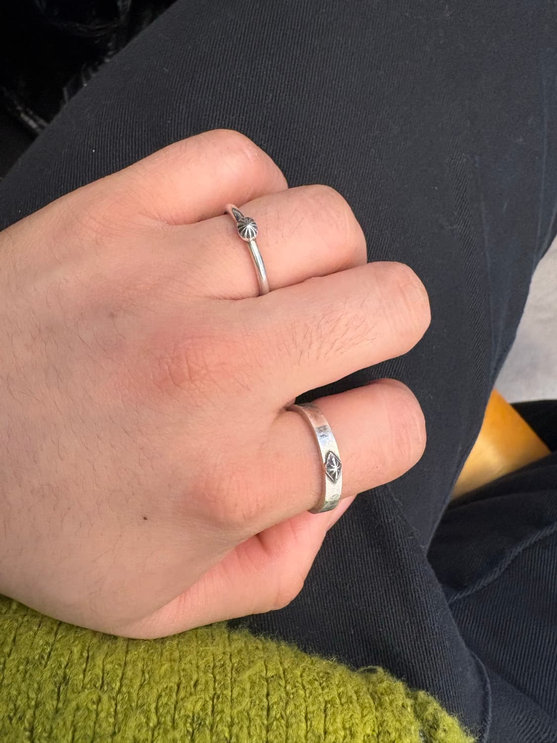 925 실버 콘초 반지 상품이미지2