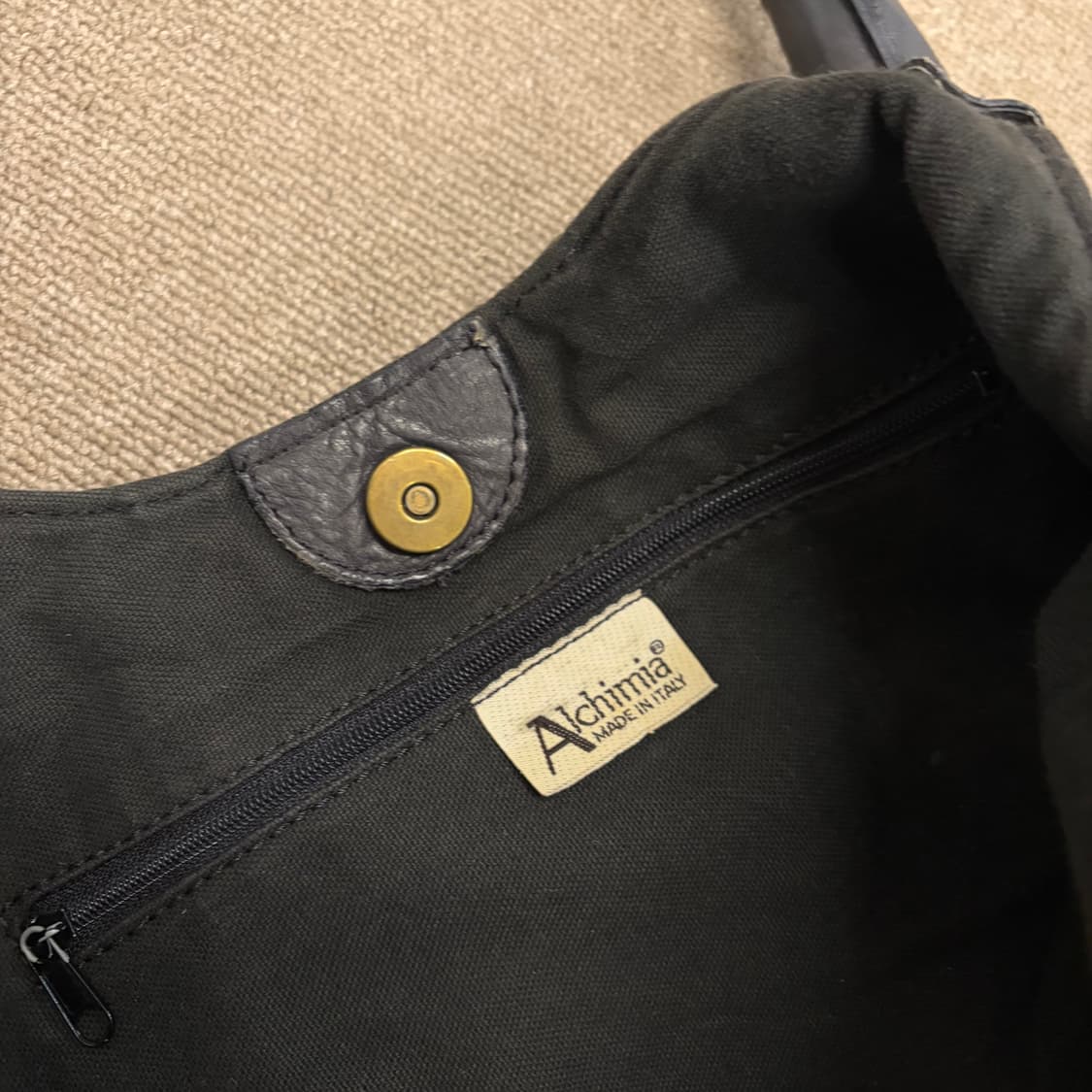 Alchimia italy 이태리 레더 숄더백 미듐 상품이미지3