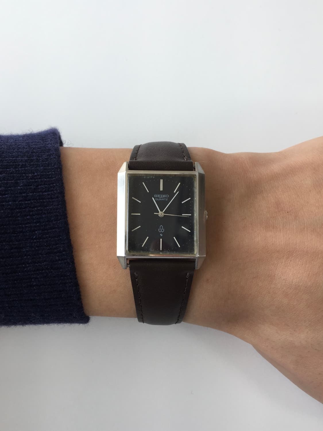 70s seiko chariot navy dial quartz 상품이미지3