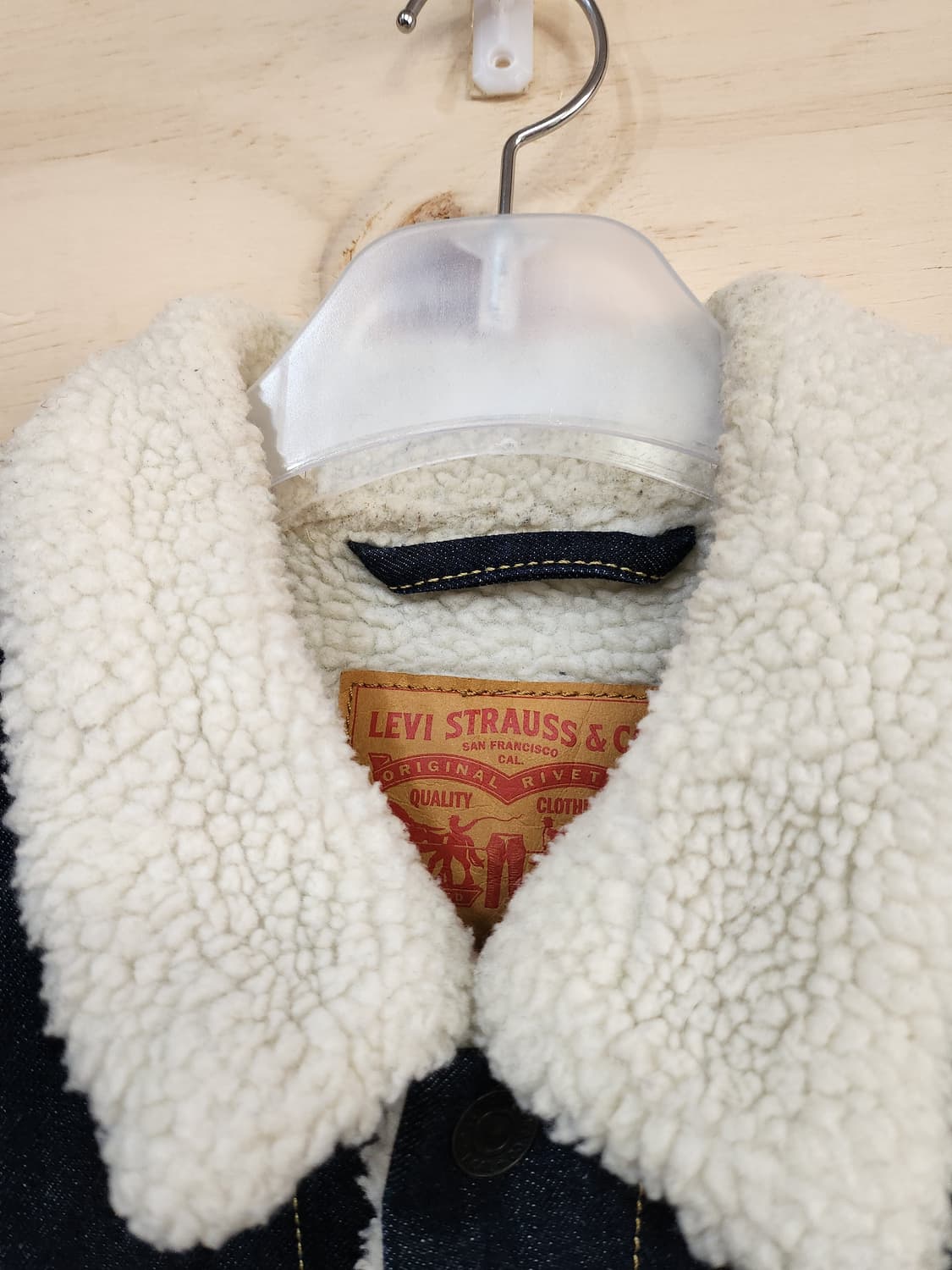 332) 리바이스 양털 쉐르파 데님 자켓 상품이미지4