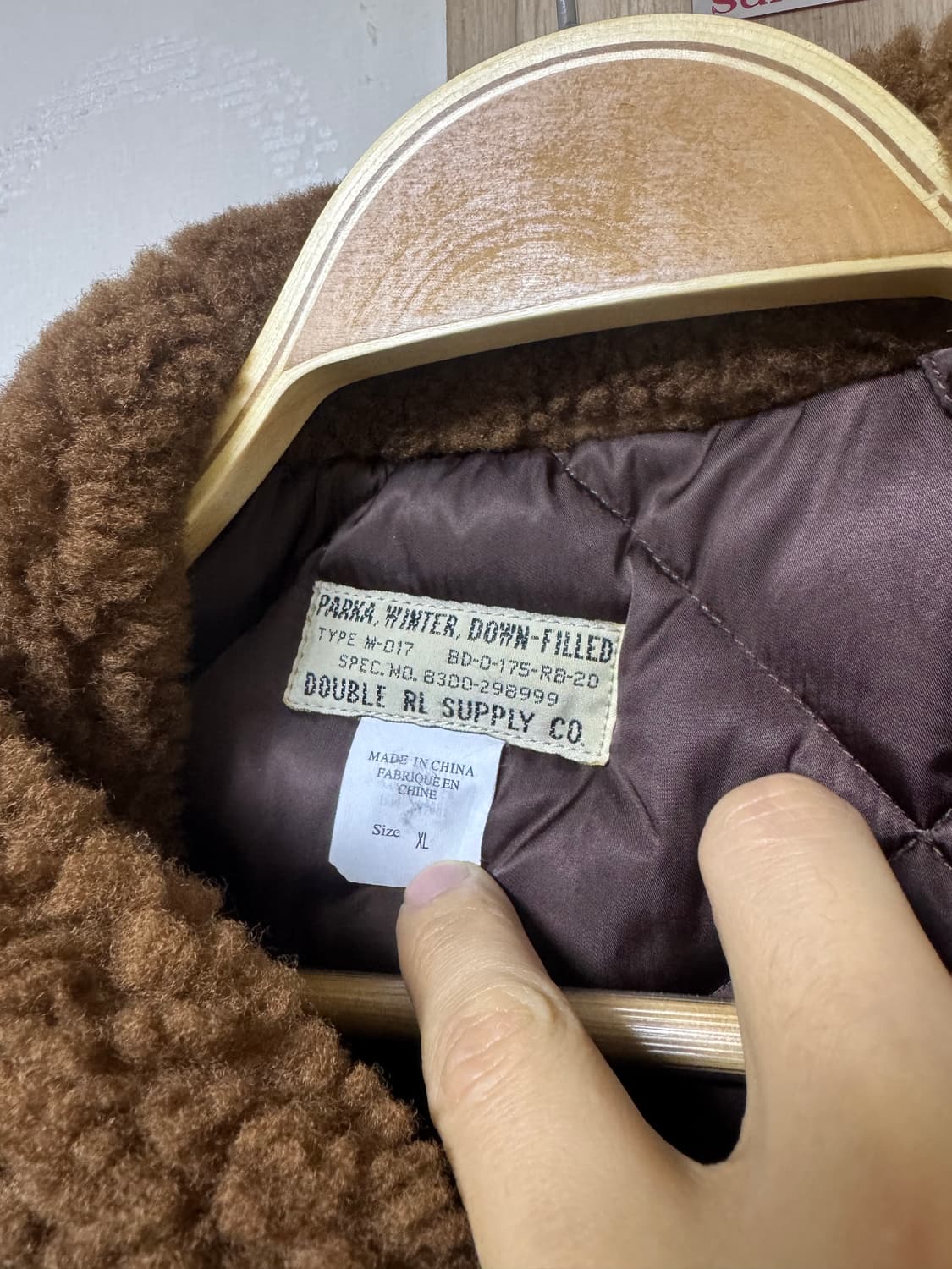 RRL 패딩 판매 상품이미지3