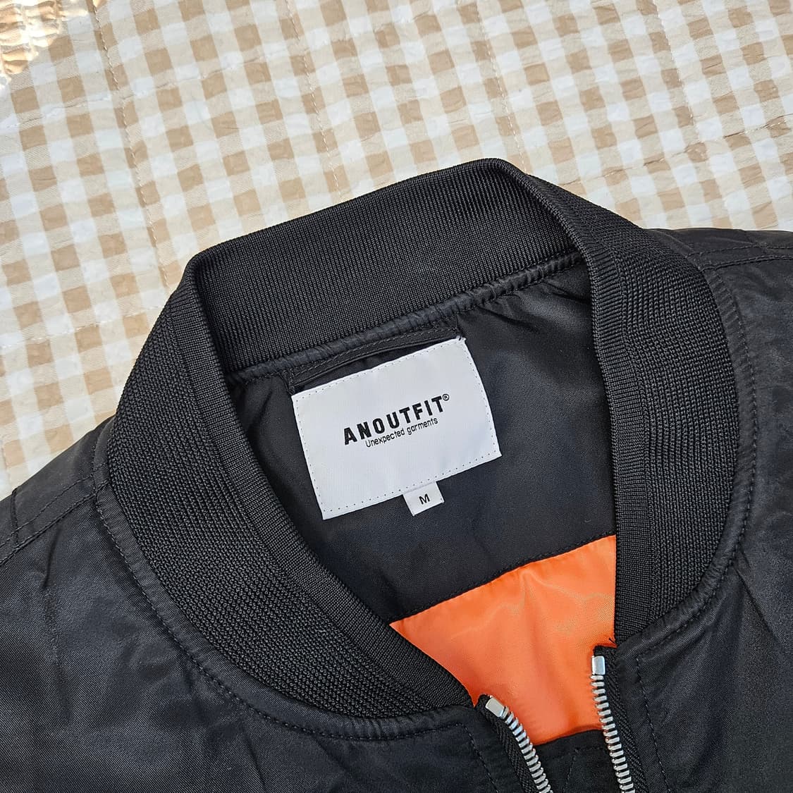 언아웃핏 MA-1 오버핏 항공점퍼 남자100~105 상품이미지3