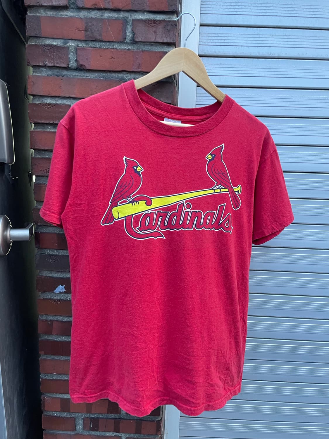 마제스틱 세인트루이스 카디널스 레드 티셔츠 상품이미지3
