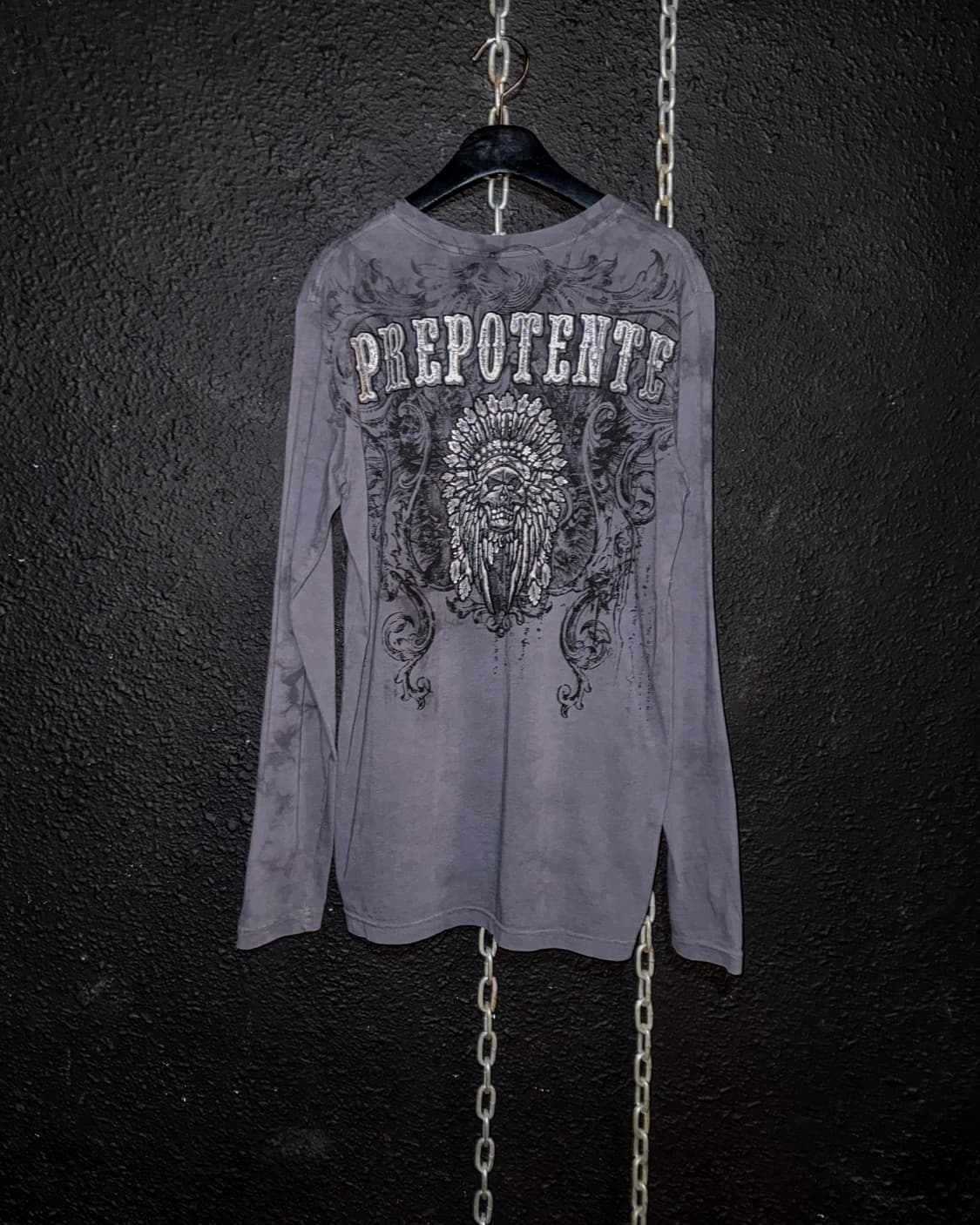 PREPOTENTE – Silver Wing Skull Graphic L 상품이미지5