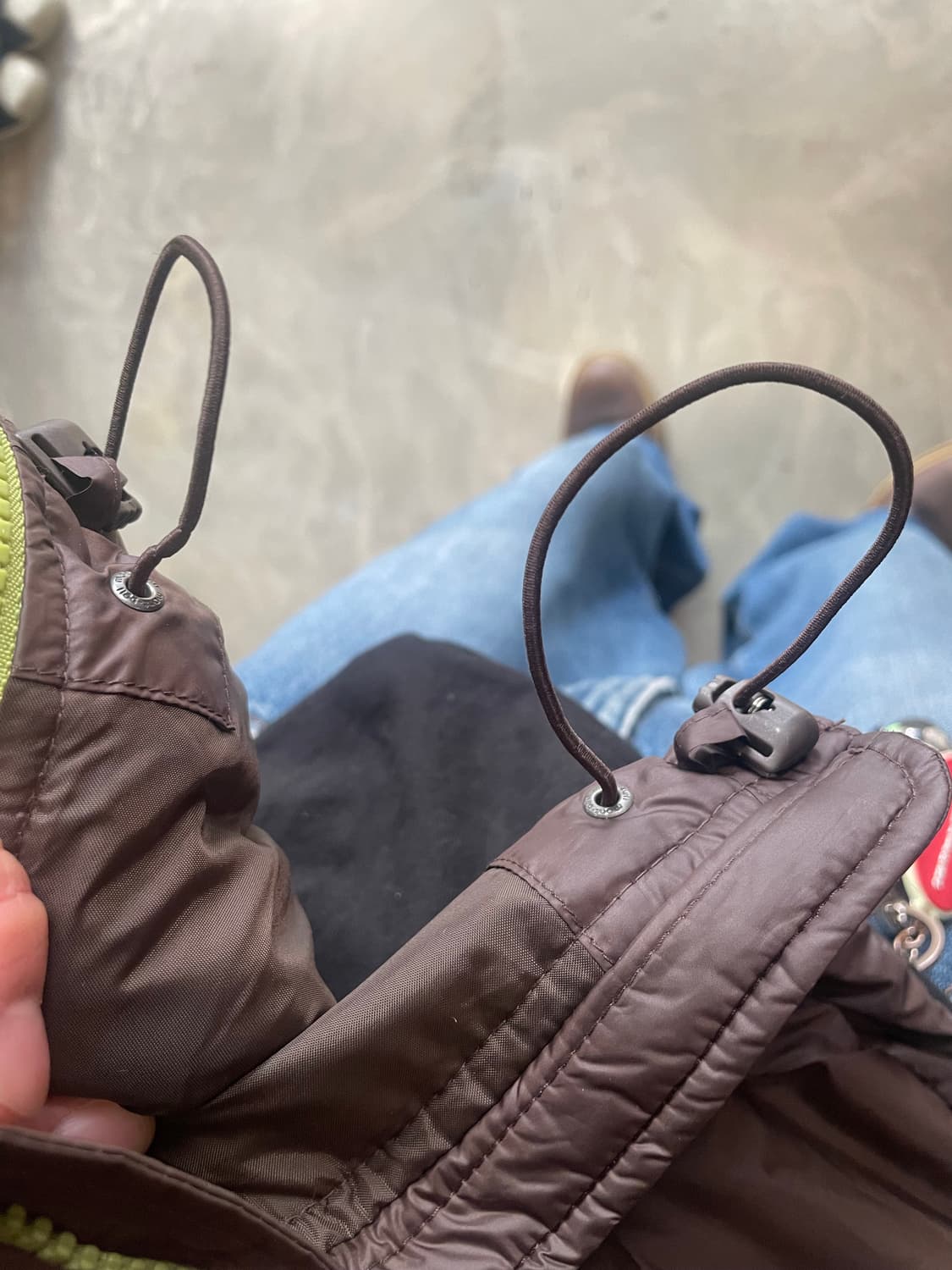 몽벨 경량 패딩 브라운 XL 상품이미지8