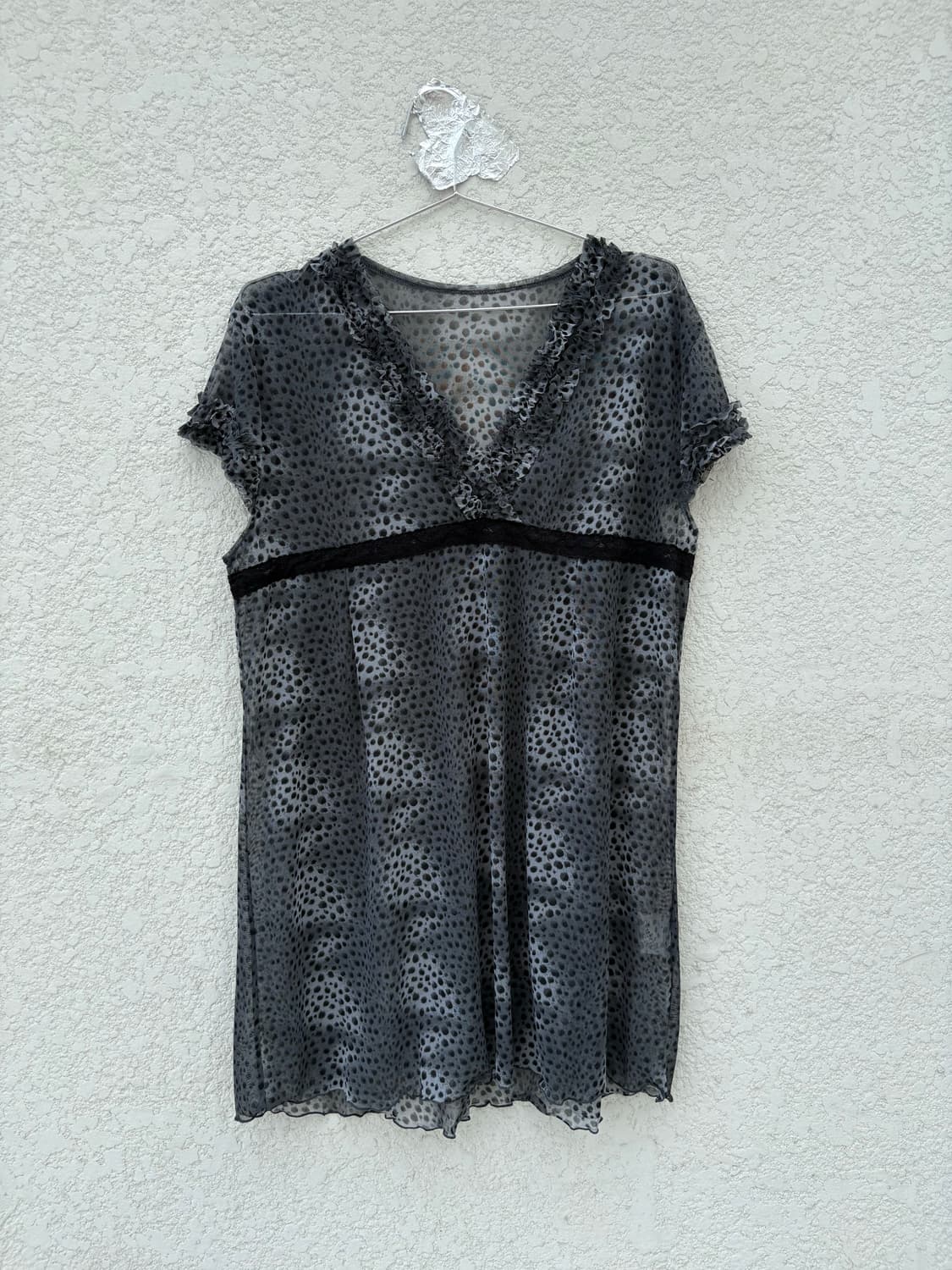 08 grey leopard lace one-piece 상품이미지1