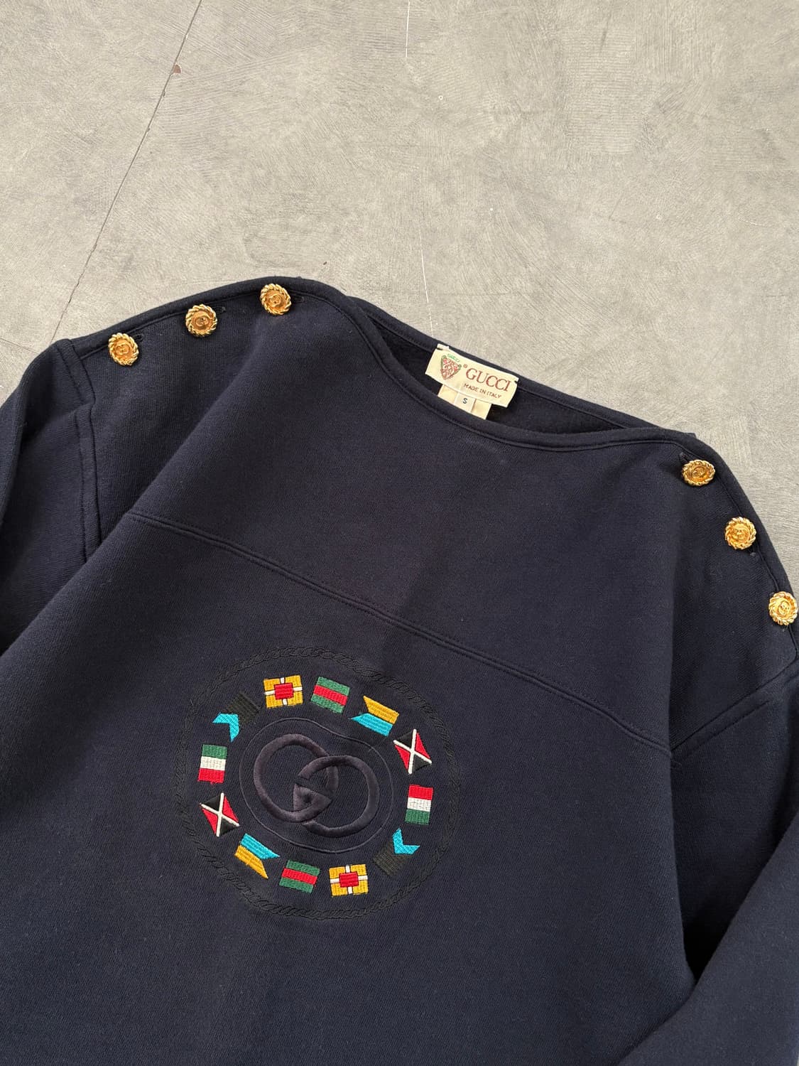 Gucci 구찌 네이비 로고 맨투맨 상품이미지5
