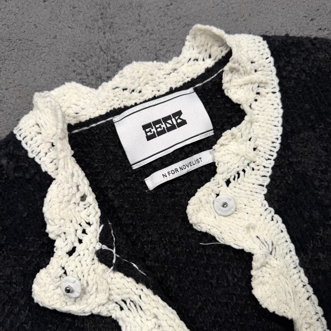 EENK 잉크 트위드 울 가디건  상품이미지4