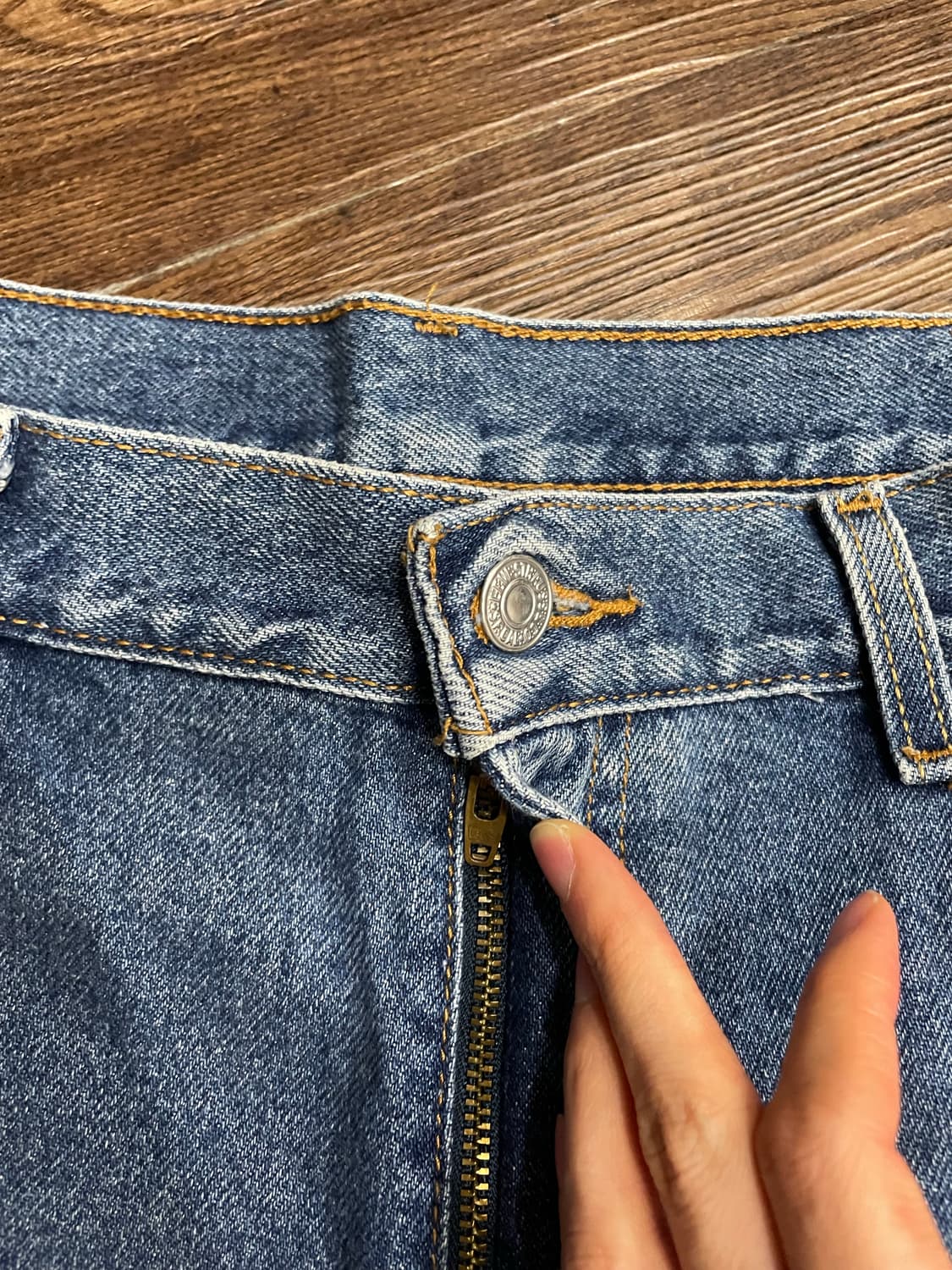 00s 리바이스 550 멕시코 릴렉시드 데님 쇼츠 상품이미지4