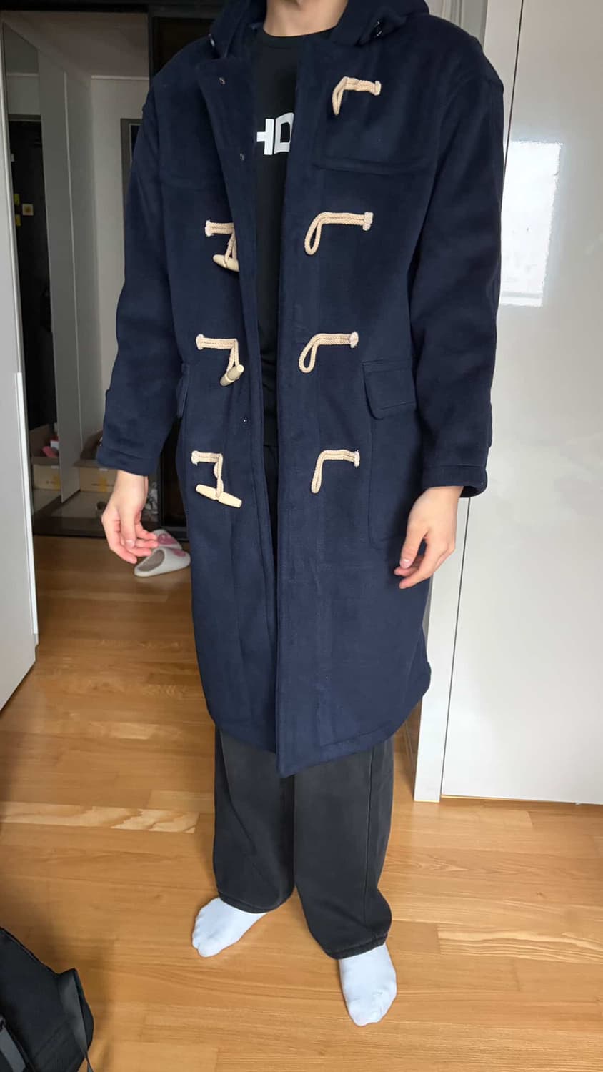 네이비 더플코트 상품이미지1