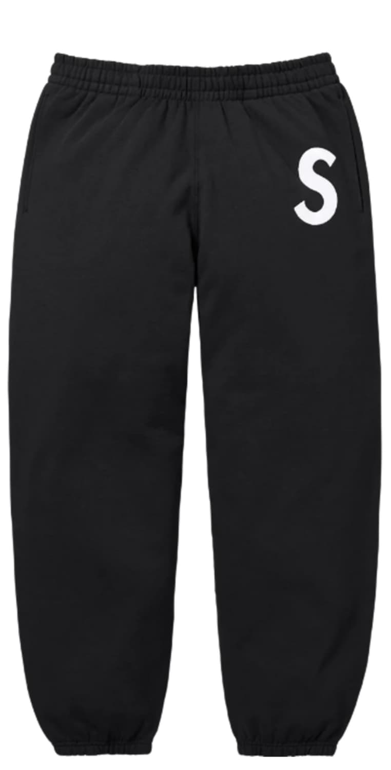 슈프림 25fw s logo 스웻팬츠 블랙 M 상품이미지1