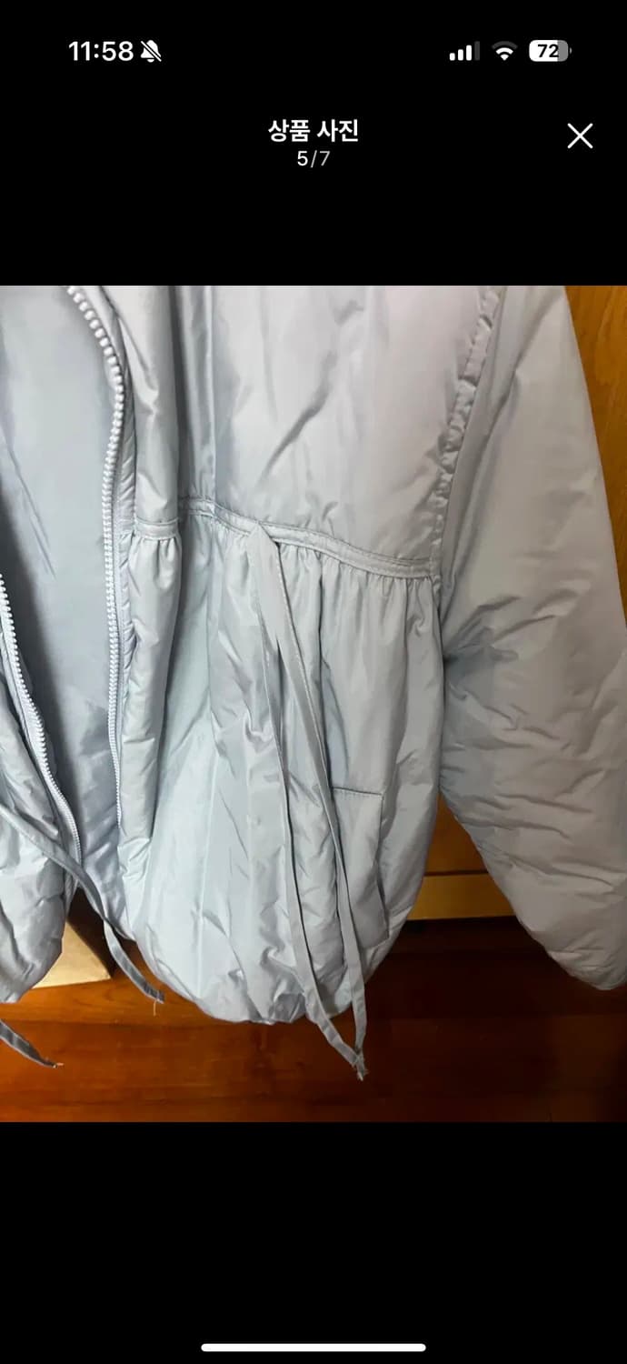 애프터먼데이 센지 하늘색 패딩 상품이미지4